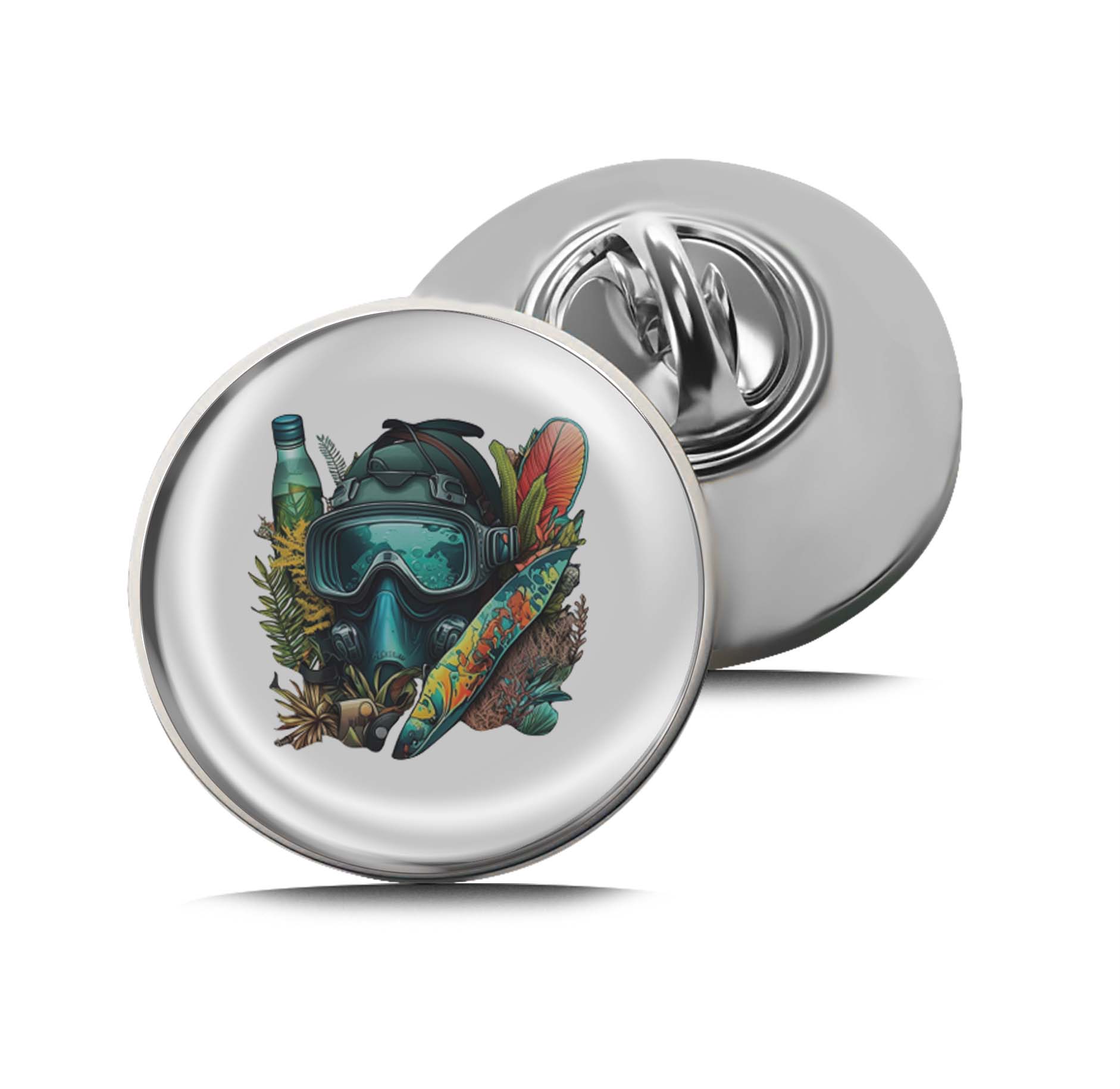 Scuba Mask Limited Edition Lapel Pin Exclusive Metal Brooch Badge Accessories For Backpack, Clothes, Hats | Cute Gifts and Collectibles