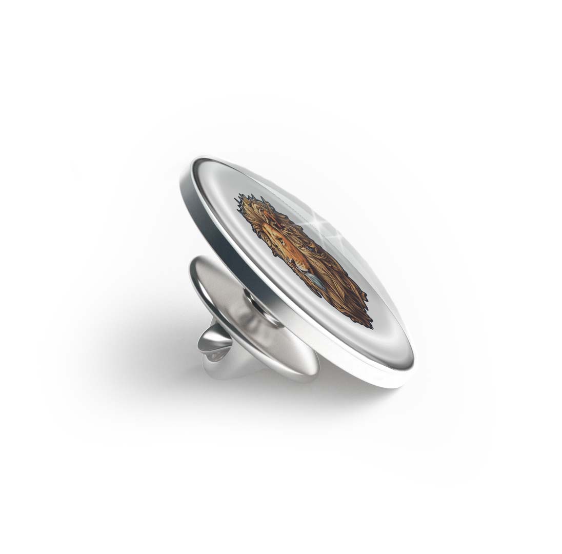 Wild Lion Limited Edition Lapel Pin Exclusive Metal Brooch Badge Accessories For Backpack, Clothes, Hats | Cute Gifts and Collectibles