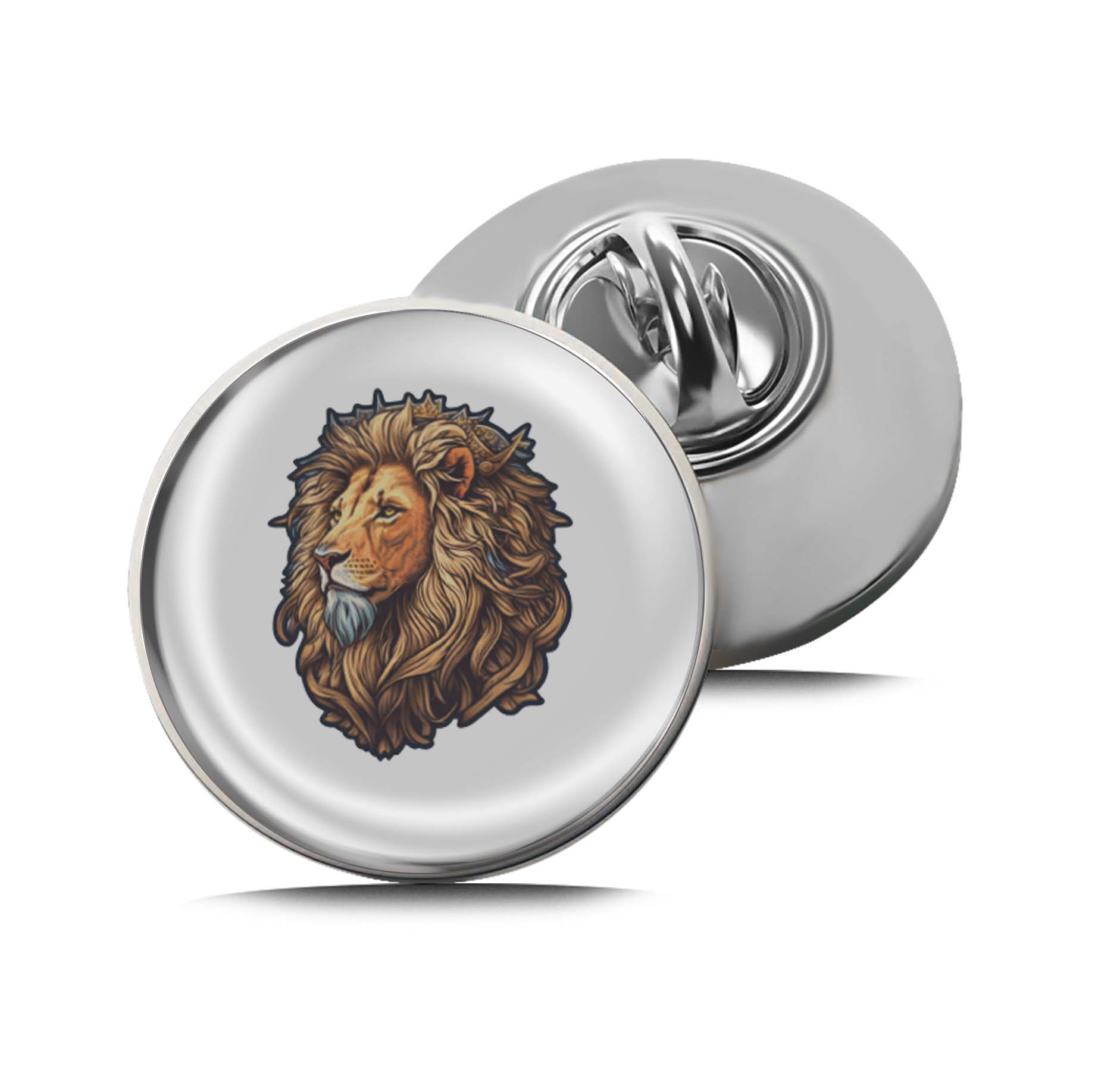 Wild Lion Limited Edition Lapel Pin Exclusive Metal Brooch Badge Accessories For Backpack, Clothes, Hats | Cute Gifts and Collectibles