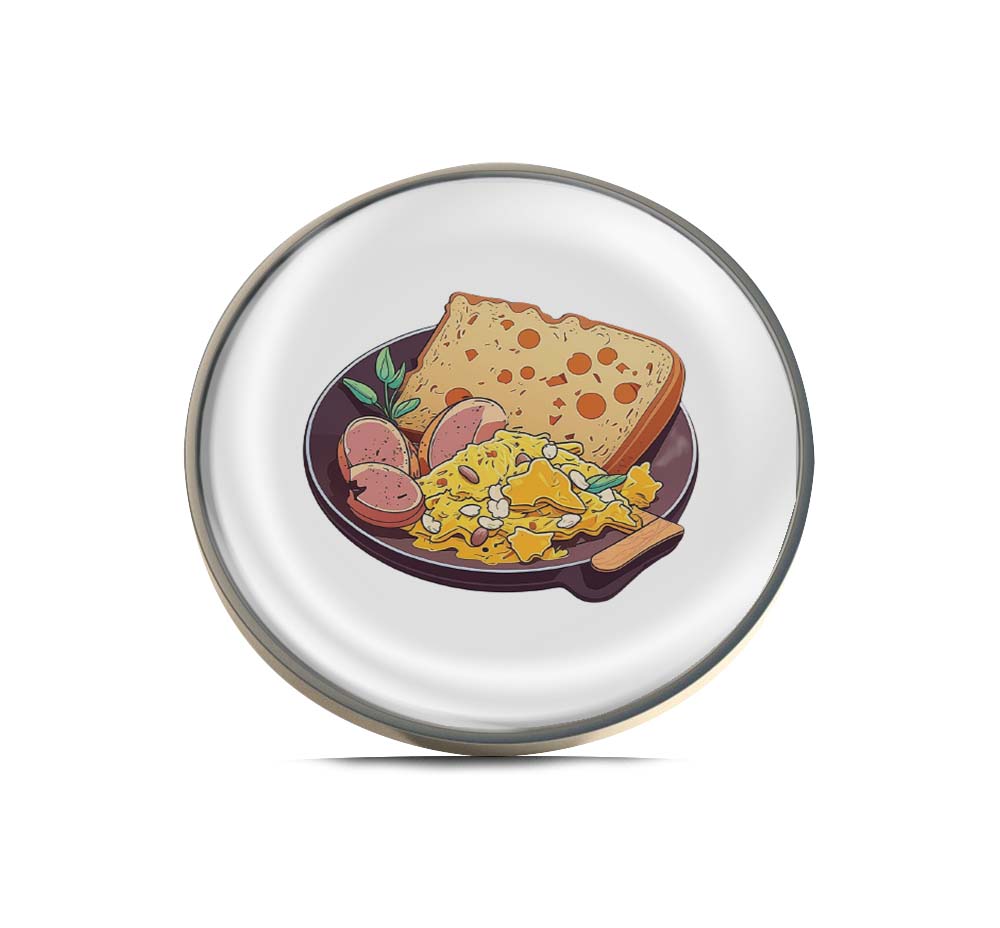 Breakfast Food Cartoon Limited Edition Lapel Pin Exclusive Metal Brooch Badge Accessories For Backpack, Clothes, Hats | Cute Gifts and Collectibles