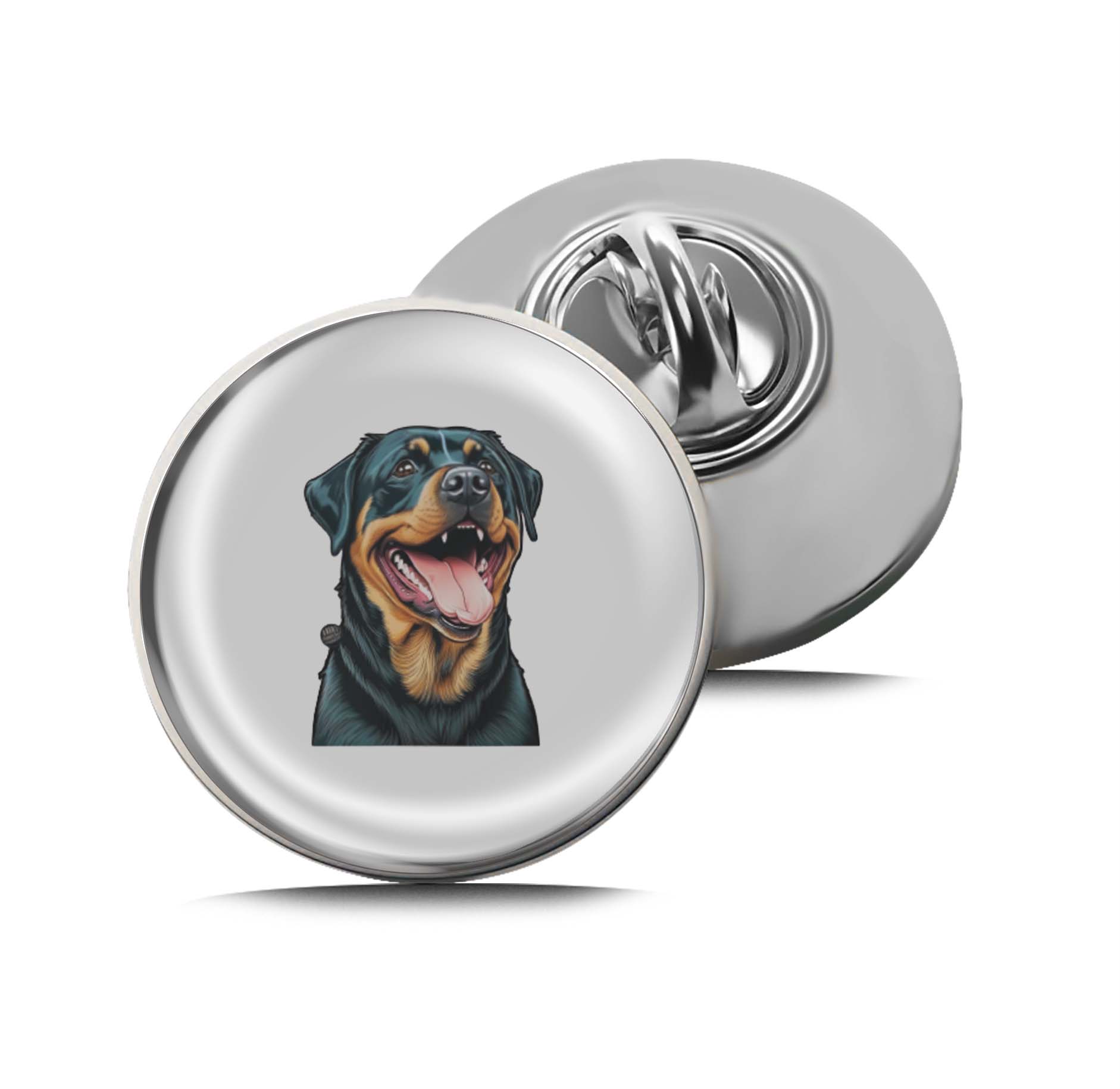 Rottweiler Dog Limited Edition Lapel Pin Exclusive Metal Brooch Badge Accessories For Backpack, Clothes, Hats | Cute Gifts and Collectibles