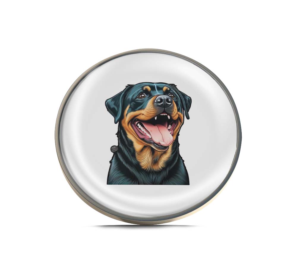 Rottweiler Dog Limited Edition Lapel Pin Exclusive Metal Brooch Badge Accessories For Backpack, Clothes, Hats | Cute Gifts and Collectibles