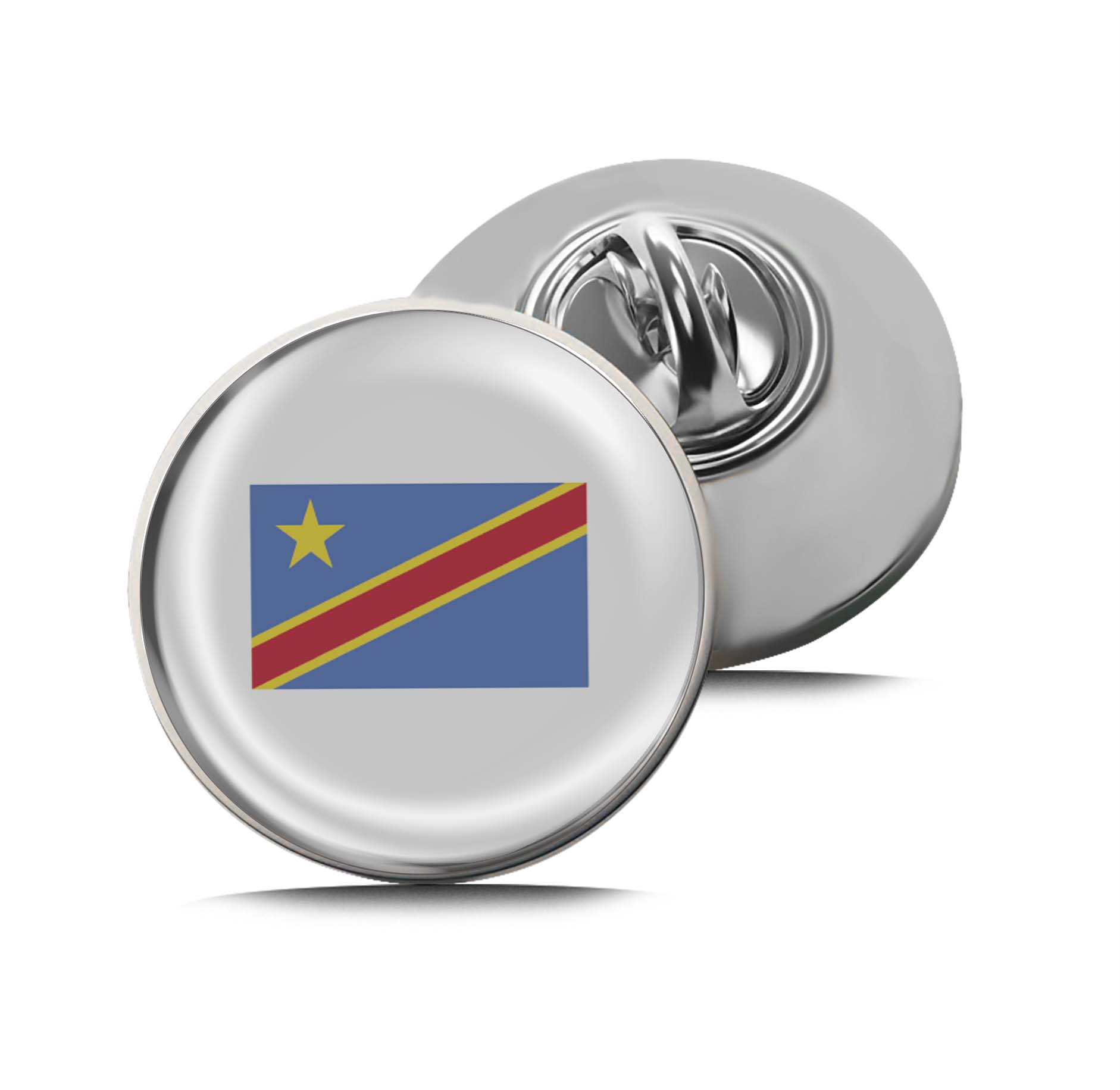 Flag of the Democratic Republic of the Congo Limited Edition Lapel Pin Exclusive Metal Brooch Badge Accessories For Backpack, Clothes, Hats | Cute Gifts and Collectibles