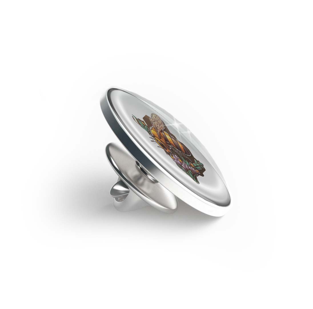 Cute Honey bee Limited Edition Lapel Pin Exclusive Metal Brooch Badge Accessories For Backpack, Clothes, Hats | Cute Gifts and Collectibles