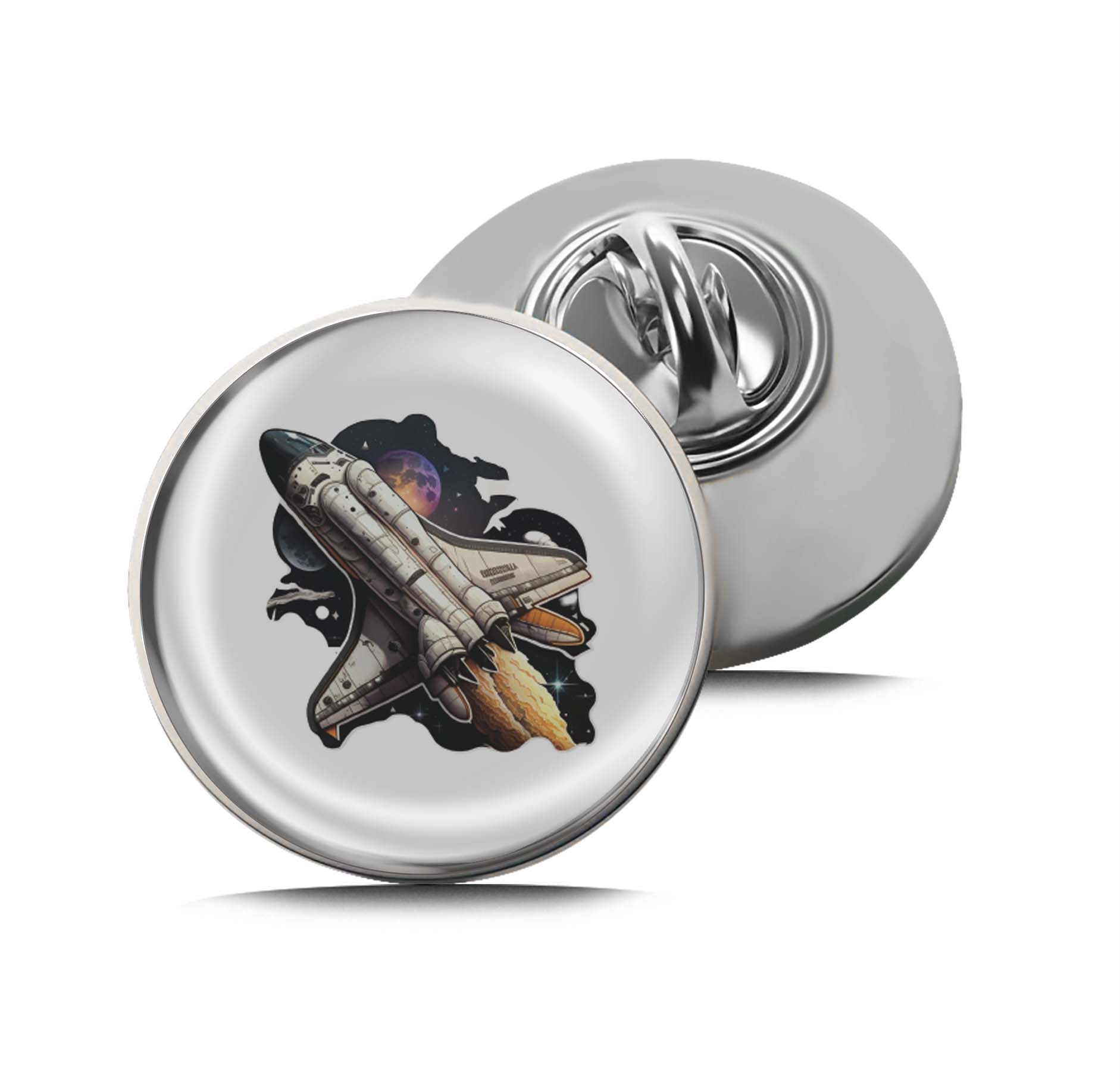 Space Shuttle Limited Edition Lapel Pin Exclusive Metal Brooch Badge Accessories For Backpack, Clothes, Hats | Cute Gifts and Collectibles