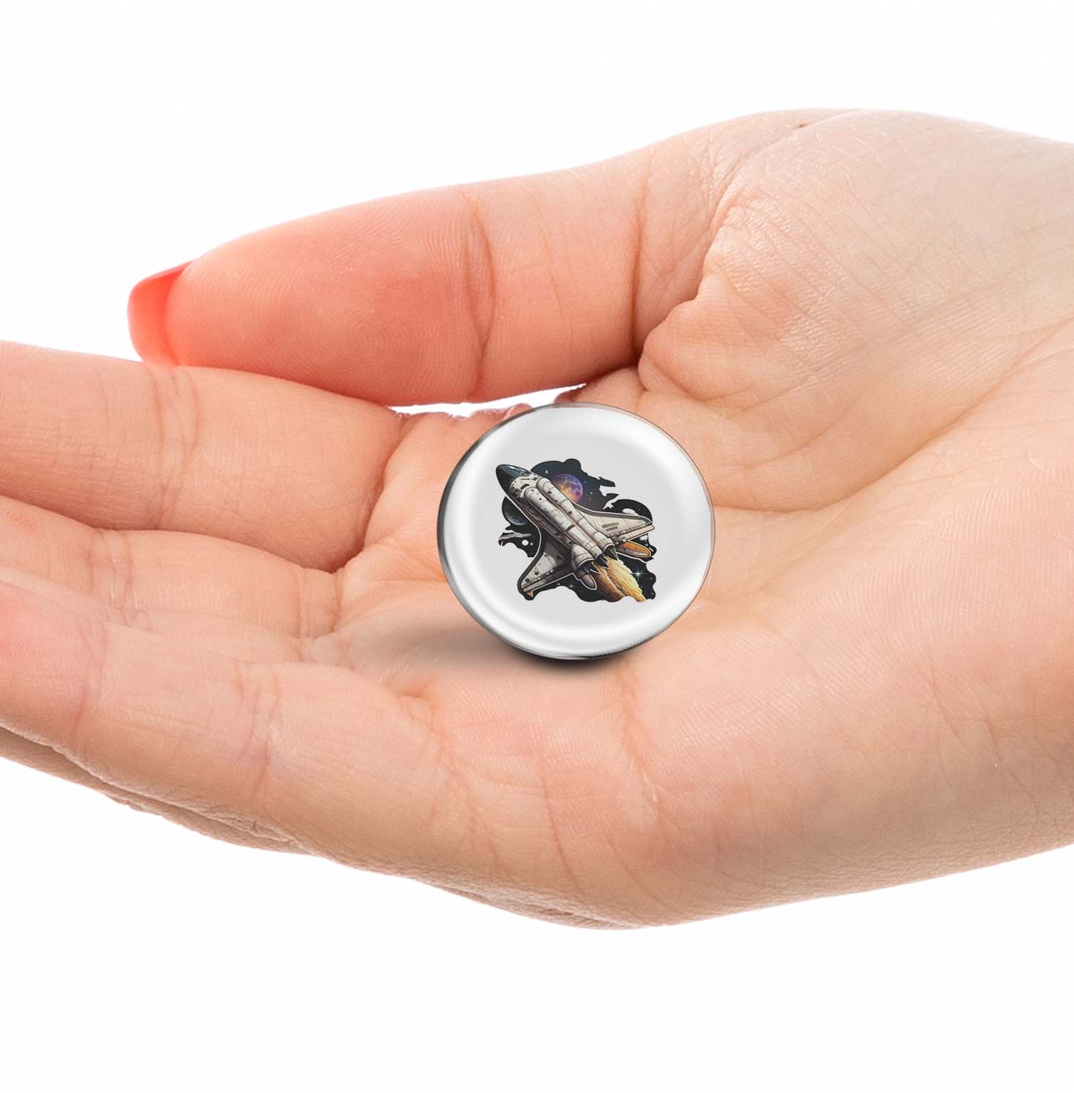 Space Shuttle Limited Edition Lapel Pin Exclusive Metal Brooch Badge Accessories For Backpack, Clothes, Hats | Cute Gifts and Collectibles