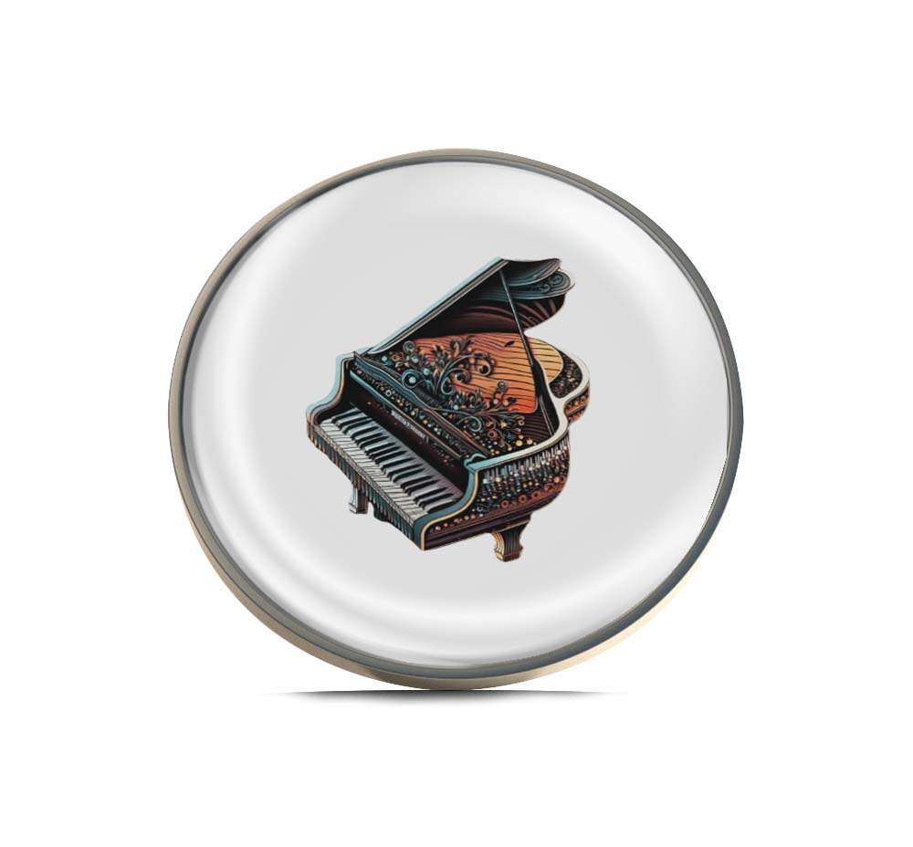 Piano Limited Edition Lapel Pin Exclusive Metal Brooch Badge Accessories For Backpack, Clothes, Hats | Cute Gifts and Collectibles