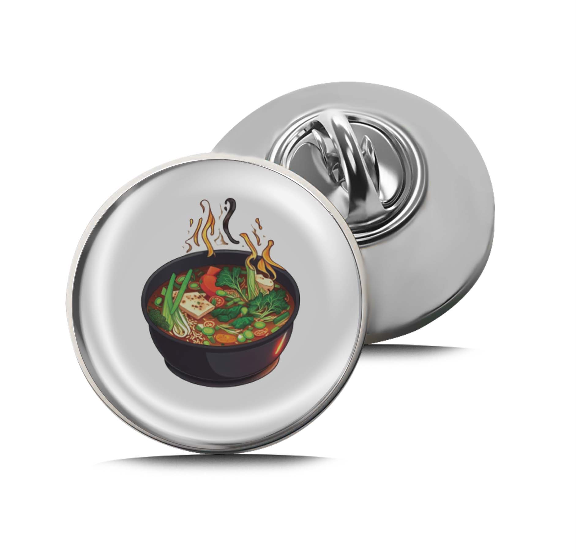 Chinese Spicy Hot Pot Limited Edition Lapel Pin Exclusive Metal Brooch Badge Accessories For Backpack, Clothes, Hats | Cute Gifts and Collectibles