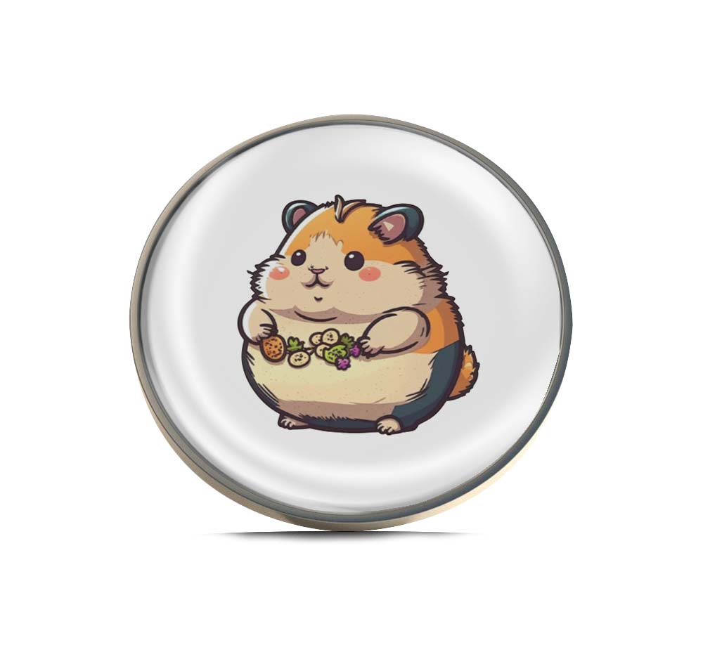 Cute Hamster Limited Edition Lapel Pin Exclusive Metal Brooch Badge Accessories For Backpack, Clothes, Hats | Cute Gifts and Collectibles