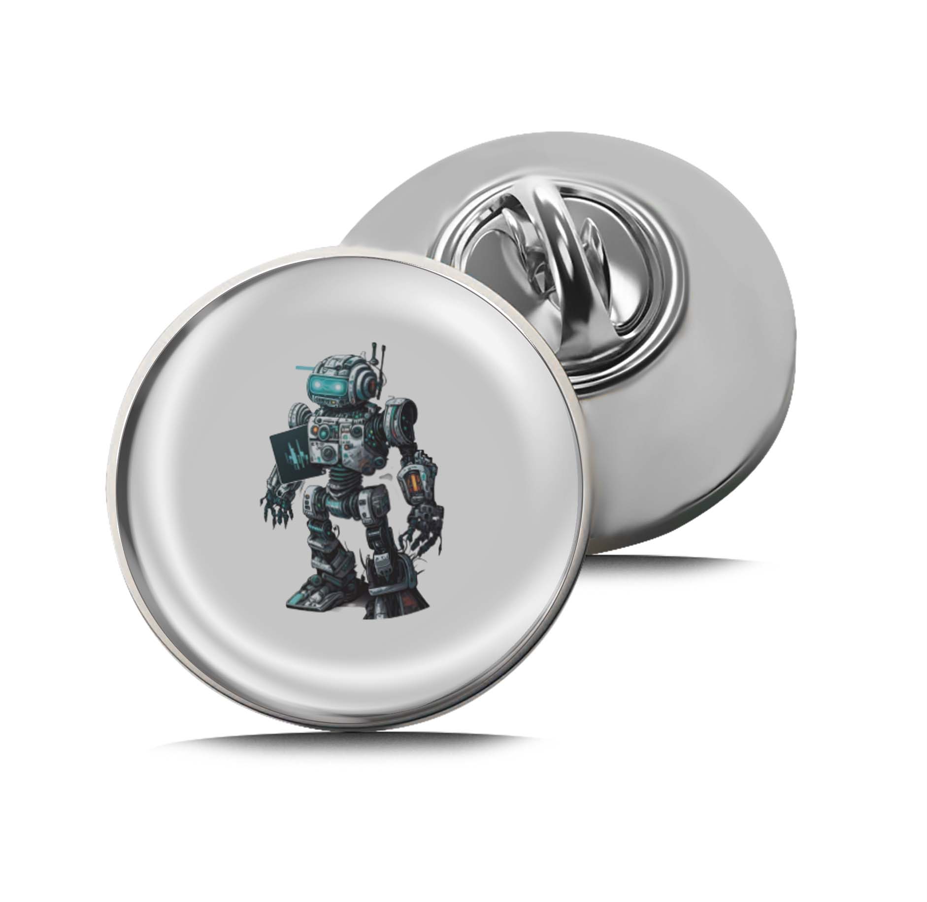 Robot Eyes Limited Edition Lapel Pin Exclusive Metal Brooch Badge Accessories For Backpack, Clothes, Hats | Cute Gifts and Collectibles