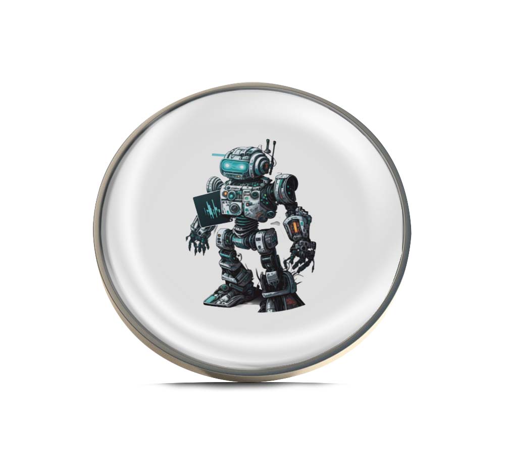 Robot Eyes Limited Edition Lapel Pin Exclusive Metal Brooch Badge Accessories For Backpack, Clothes, Hats | Cute Gifts and Collectibles