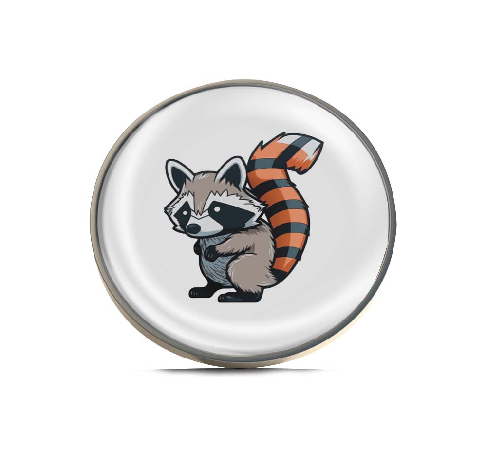 Sad Raccoon Limited Edition Lapel Pin Exclusive Metal Brooch Badge Accessories For Backpack, Clothes, Hats | Cute Gifts and Collectibles