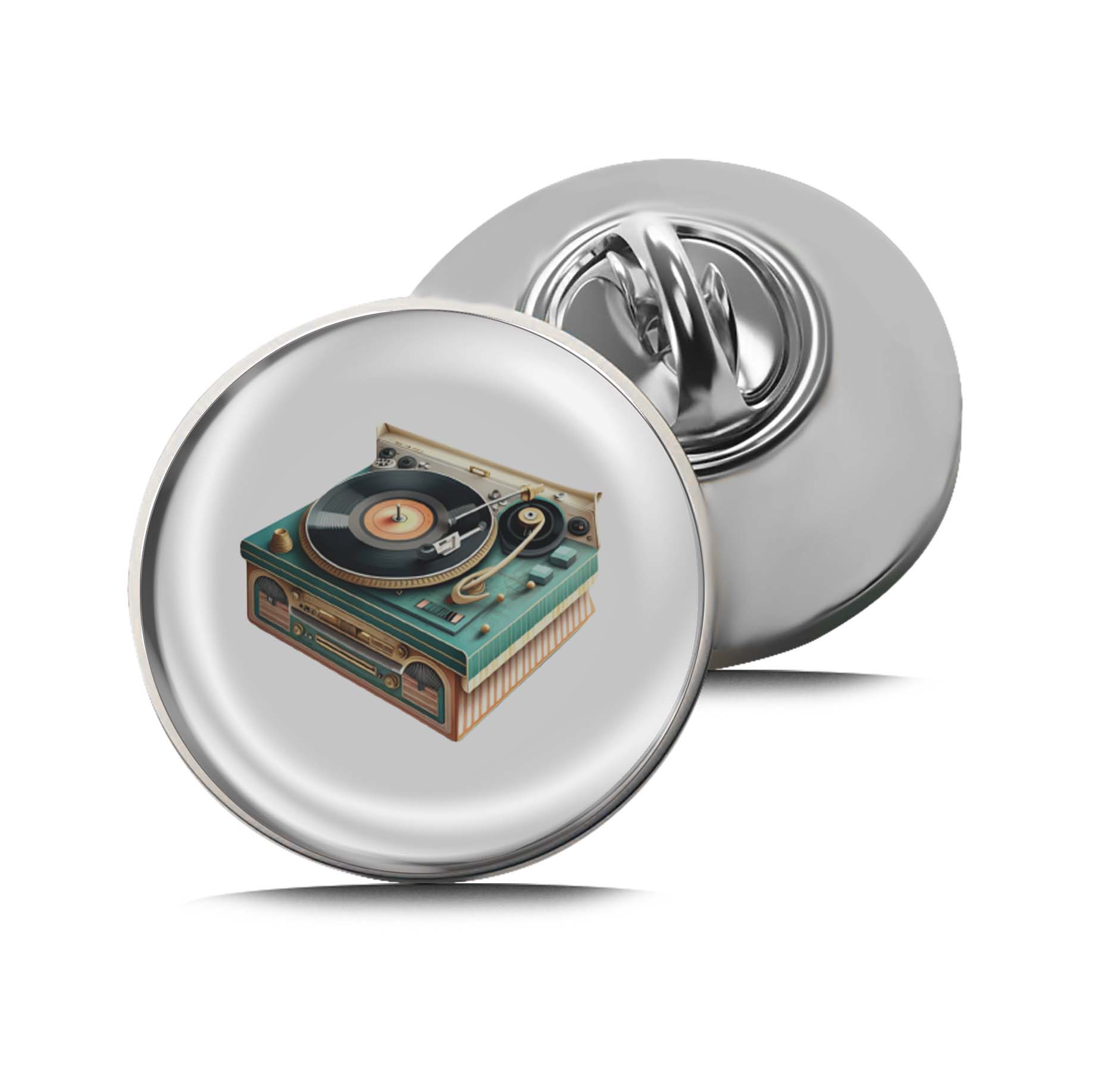 Record Player Limited Edition Lapel Pin Exclusive Metal Brooch Badge Accessories For Backpack, Clothes, Hats | Cute Gifts and Collectibles