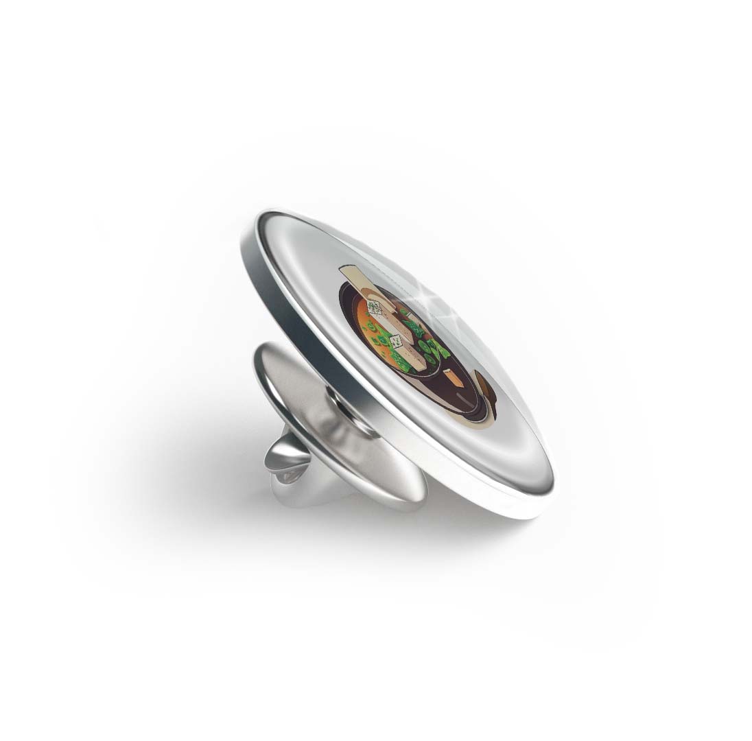 Miso soup Limited Edition Lapel Pin Exclusive Metal Brooch Badge Accessories For Backpack, Clothes, Hats | Cute Gifts and Collectibles