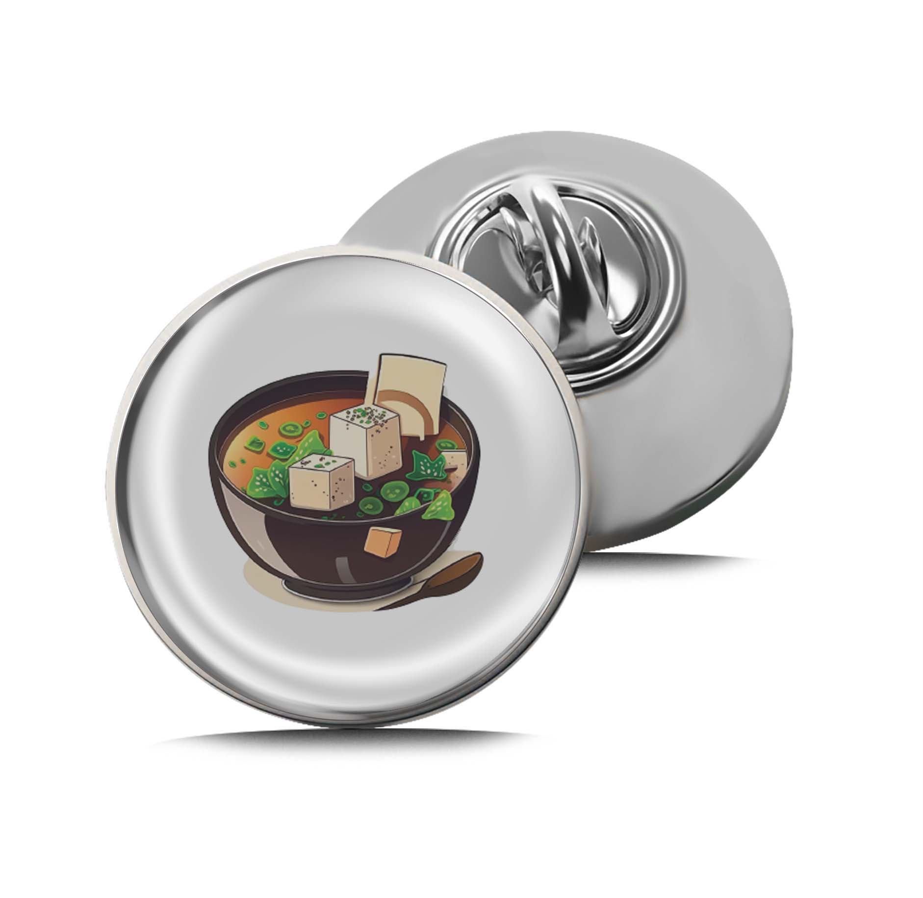 Miso soup Limited Edition Lapel Pin Exclusive Metal Brooch Badge Accessories For Backpack, Clothes, Hats | Cute Gifts and Collectibles