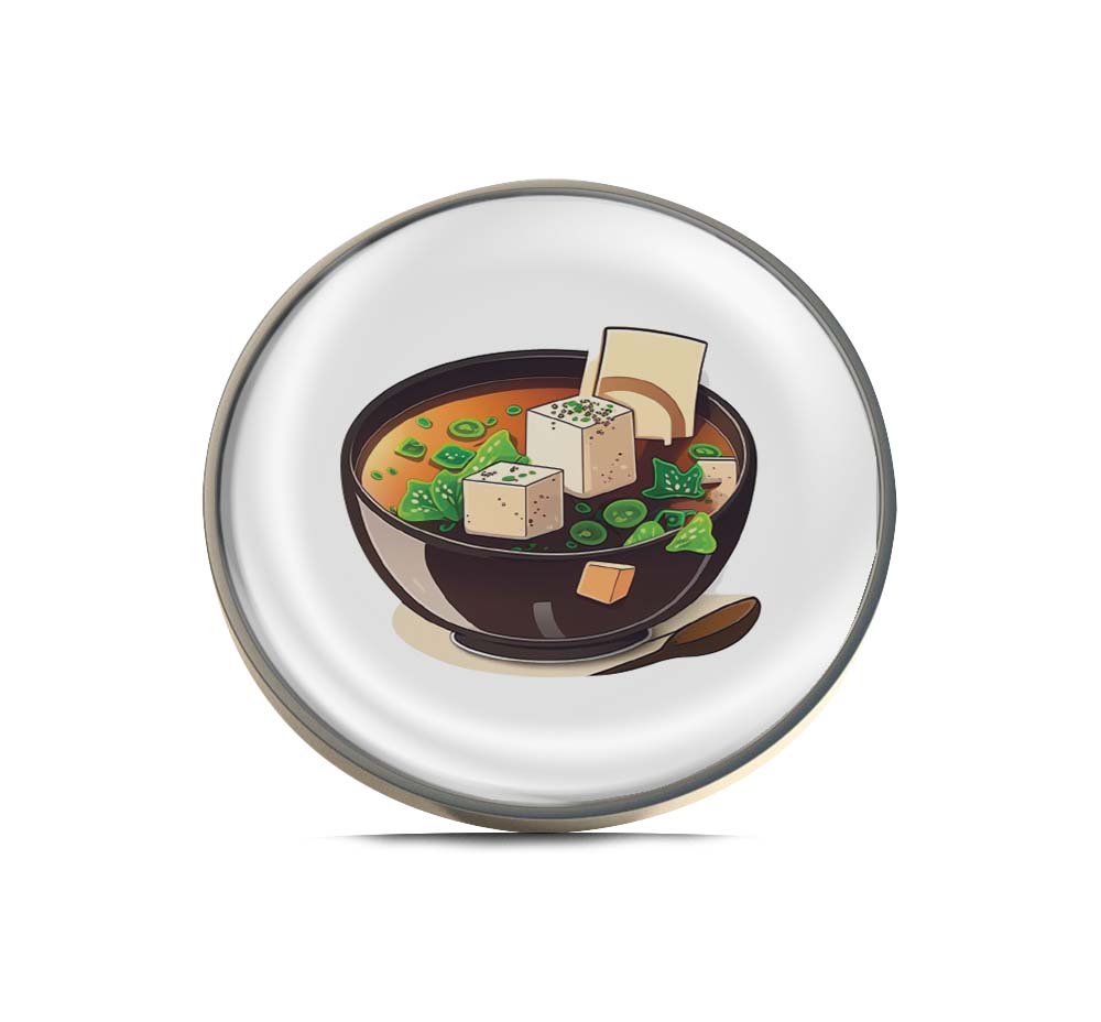 Miso soup Limited Edition Lapel Pin Exclusive Metal Brooch Badge Accessories For Backpack, Clothes, Hats | Cute Gifts and Collectibles