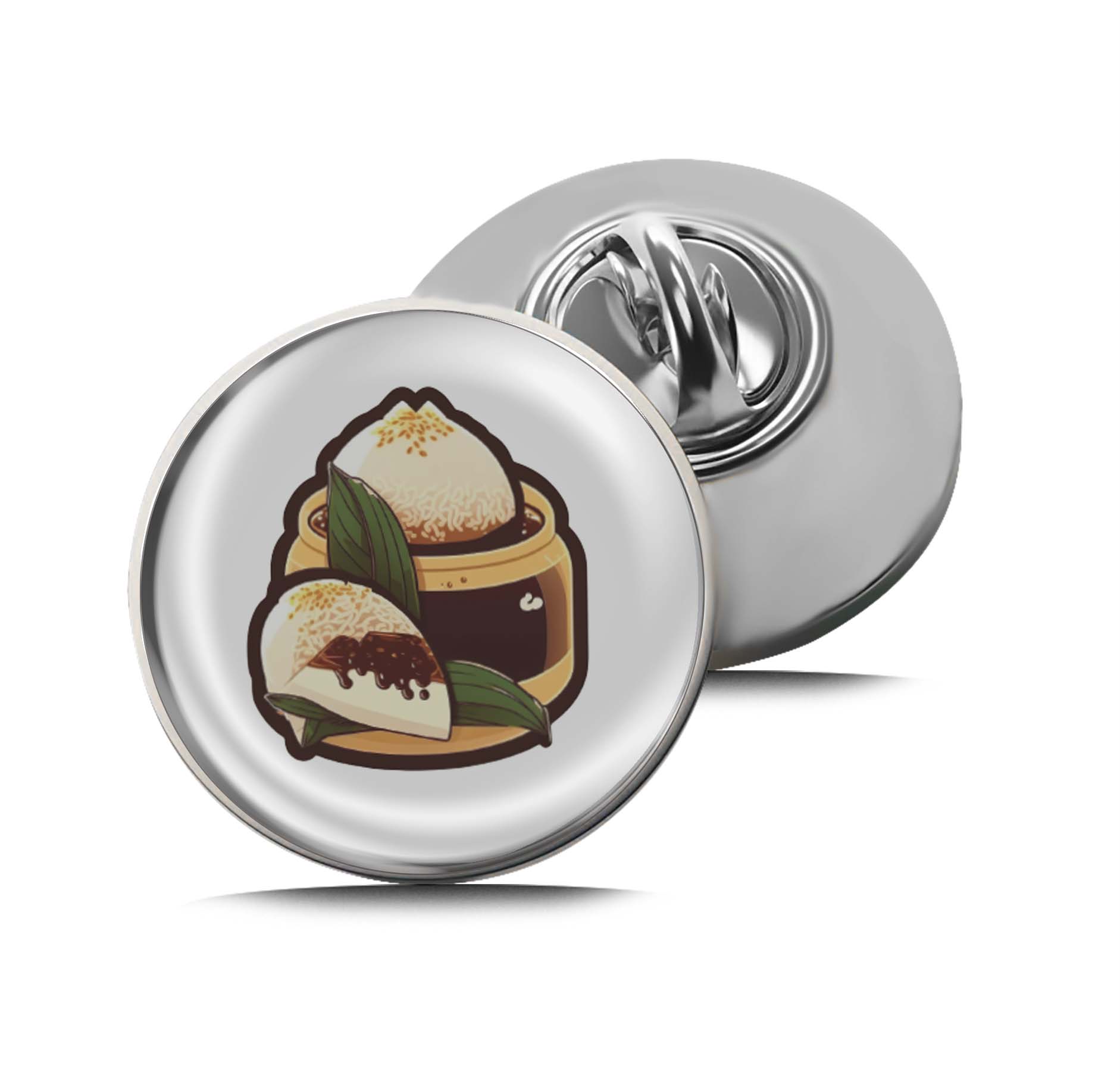Onigiri Japan Rice Limited Edition Lapel Pin Exclusive Metal Brooch Badge Accessories For Backpack, Clothes, Hats | Cute Gifts and Collectibles