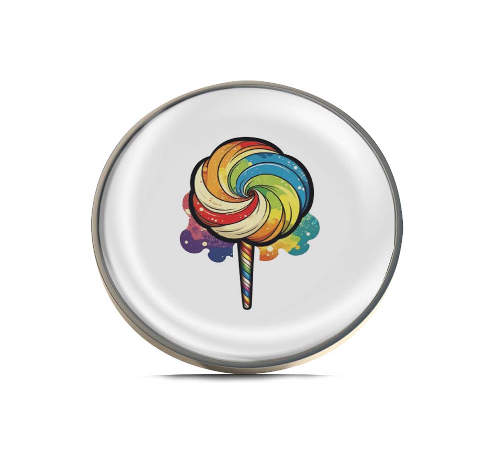 Colorful lollipop Limited Edition Lapel Pin Exclusive Metal Brooch Badge Accessories For Backpack, Clothes, Hats | Cute Gifts and Collectibles