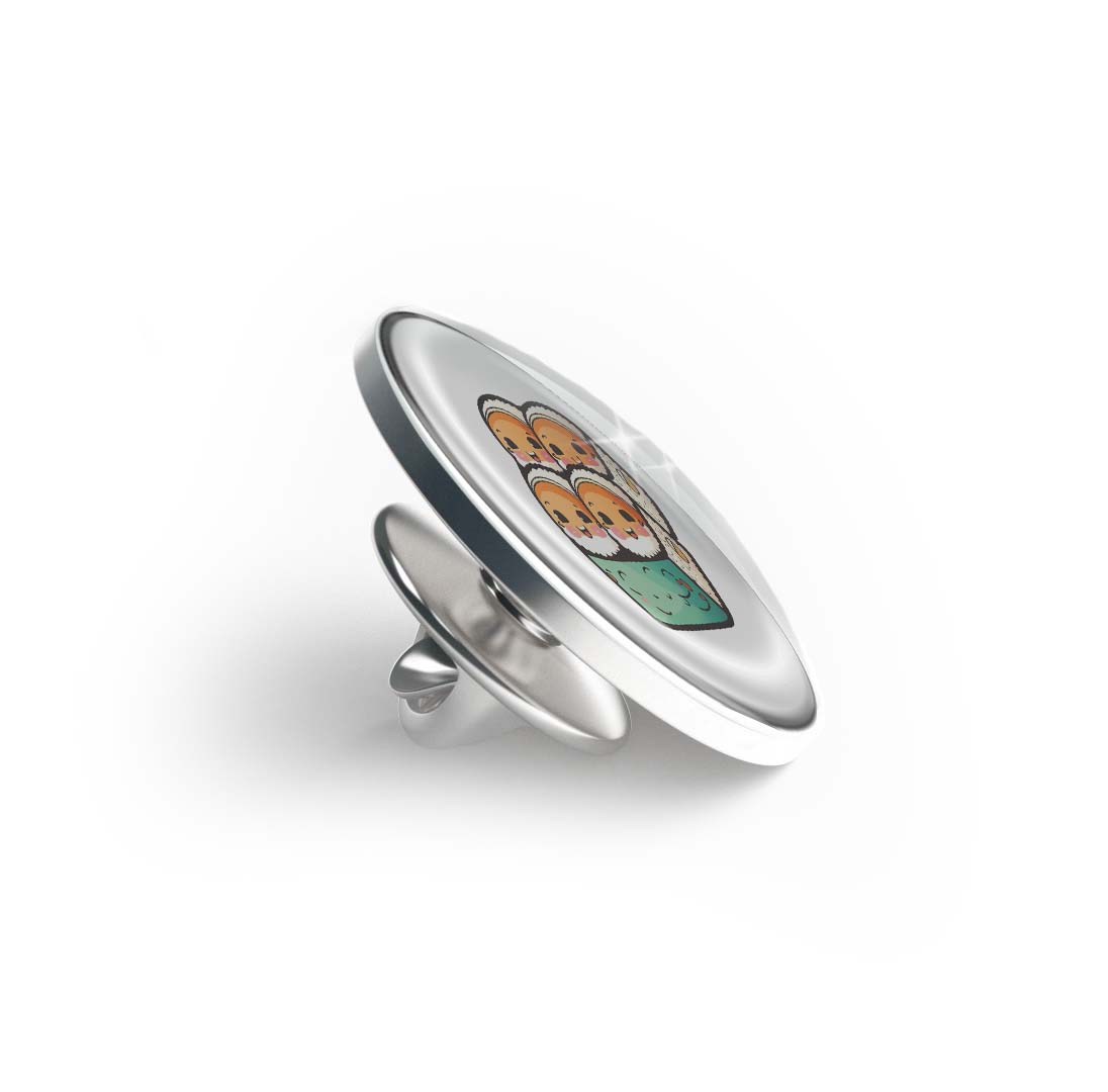 Cute Sushi Box Limited Edition Lapel Pin Exclusive Metal Brooch Badge Accessories For Backpack, Clothes, Hats | Cute Gifts and Collectibles