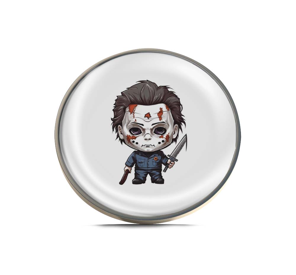 Cartoon Michael Myers Limited Edition Lapel Pin Exclusive Metal Brooch Badge Accessories For Backpack, Clothes, Hats | Cute Gifts and Collectibles