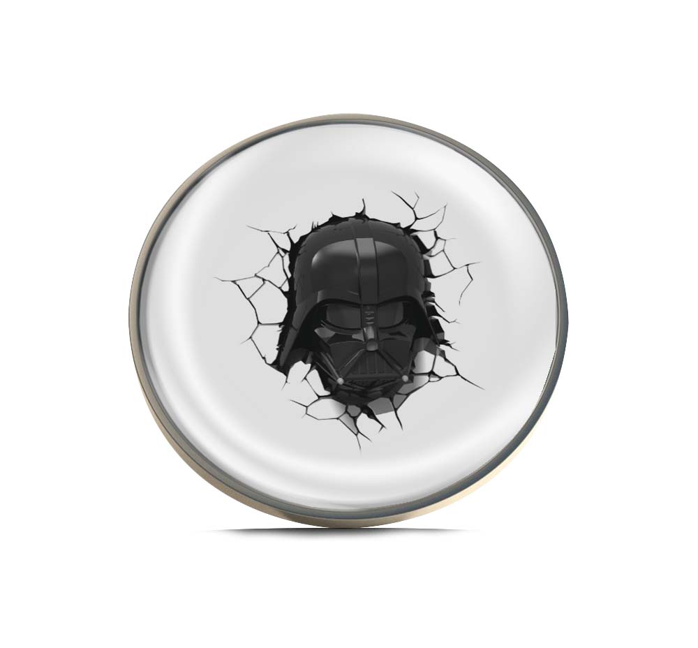3D Deco Light Darth Vader Limited Edition Lapel Pin Exclusive Metal Brooch Badge Accessories For Backpack, Clothes, Hats | Cute Gifts and Collectibles