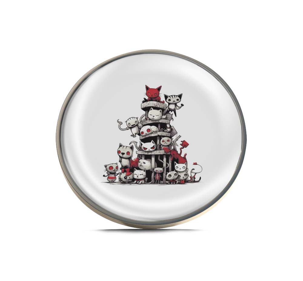 Halloween Horror Cats Limited Edition Lapel Pin Exclusive Metal Brooch Badge Accessories For Backpack, Clothes, Hats | Cute Gifts and Collectibles