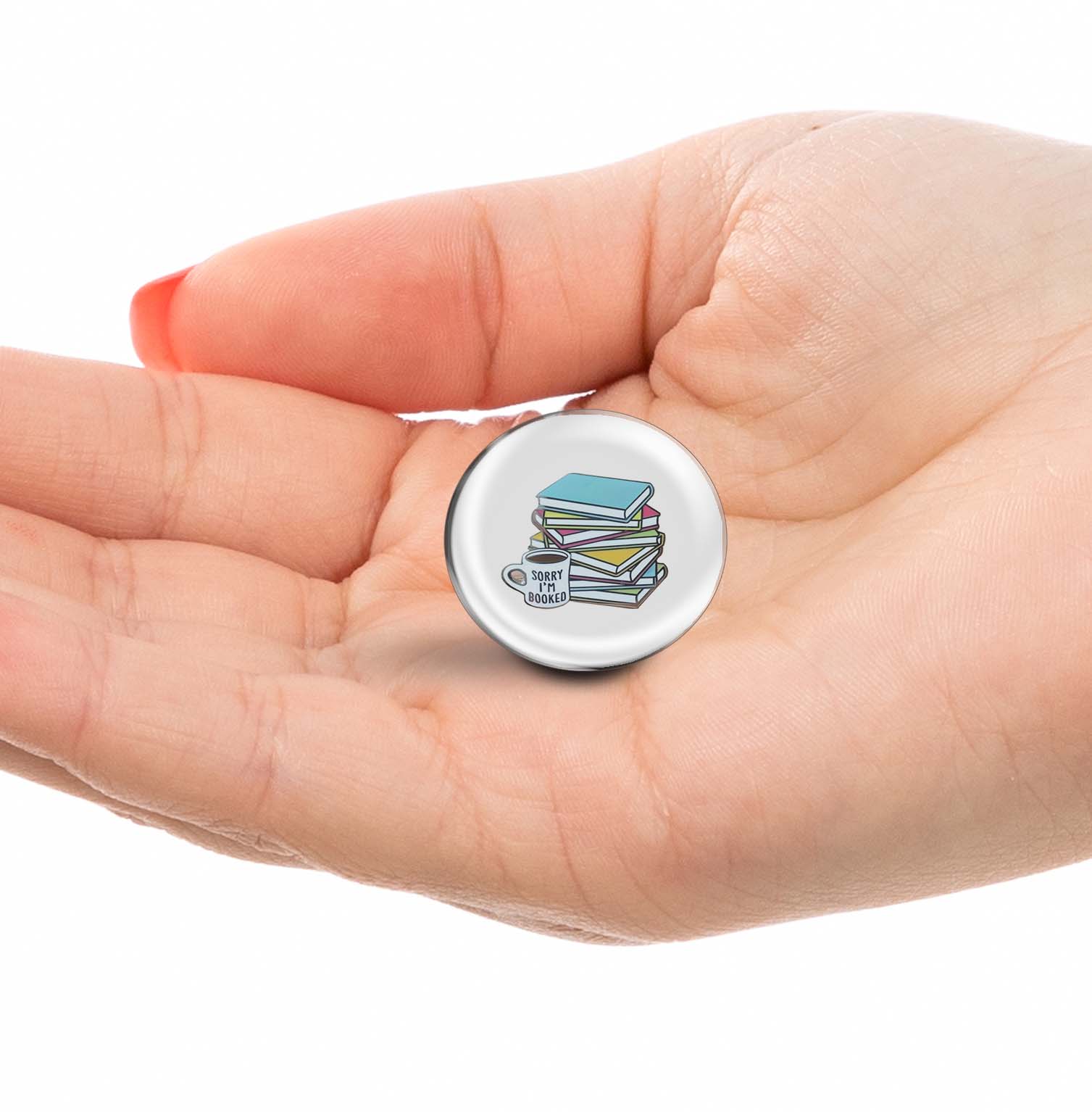 Sorry I'm Booked Limited Edition Lapel Pin Exclusive Metal Brooch Badge Accessories For Backpack, Clothes, Hats | Cute Gifts and Collectibles
