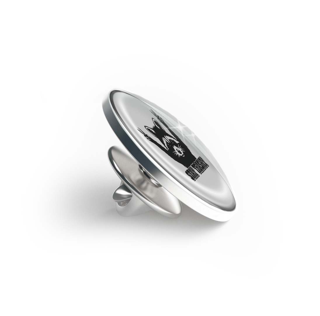 Stay Trashy Raccoon Limited Edition Lapel Pin Exclusive Metal Brooch Badge Accessories For Backpack, Clothes, Hats | Cute Gifts and Collectibles