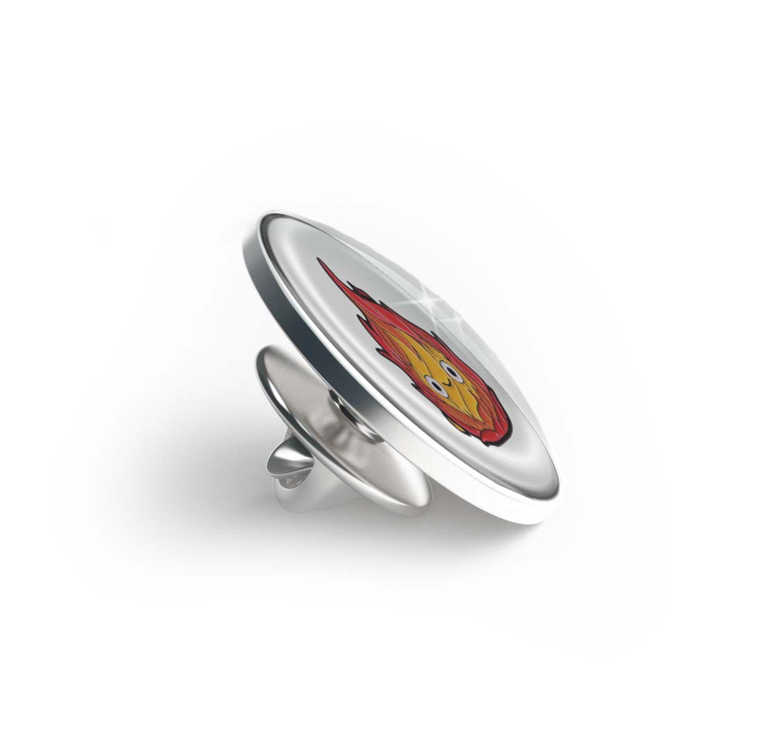Calcifer Limited Edition Lapel Pin Exclusive Metal Brooch Badge Accessories For Backpack, Clothes, Hats | Cute Gifts and Collectibles