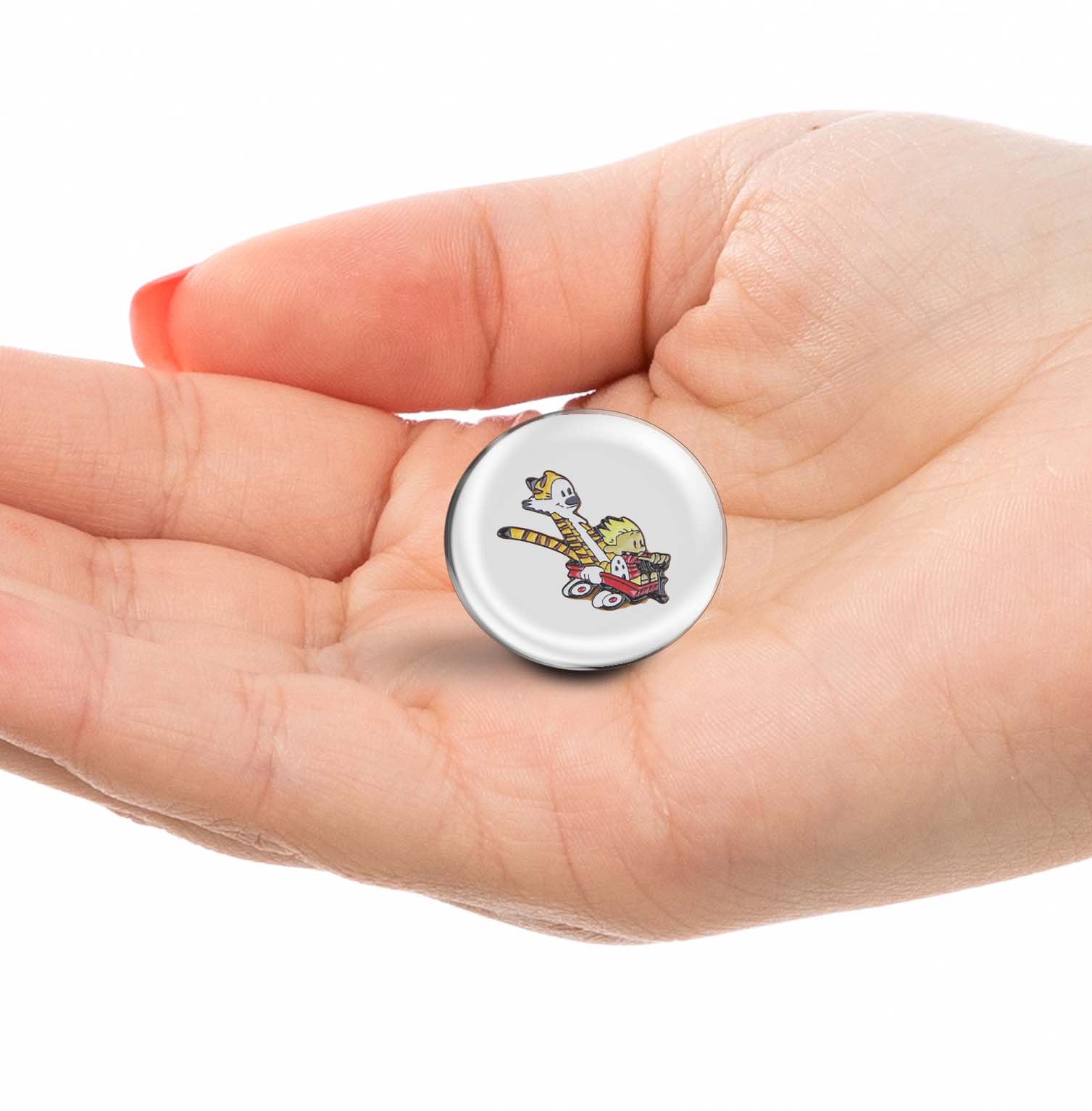 Calvin and Hobbes Limited Edition Lapel Pin Exclusive Metal Brooch Badge Accessories For Backpack, Clothes, Hats | Cute Gifts and Collectibles