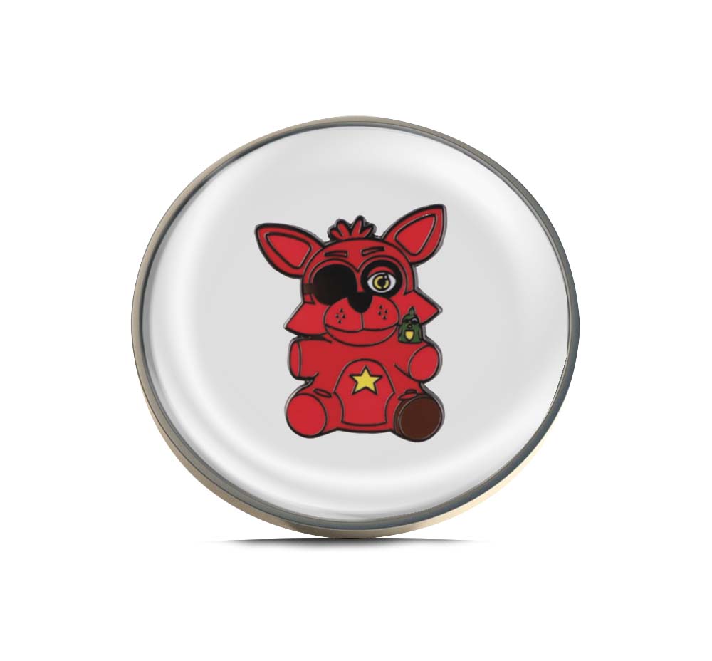 Foxy Teddy Limited Edition Lapel Pin Exclusive Metal Brooch Badge Accessories For Backpack, Clothes, Hats | Cute Gifts and Collectibles