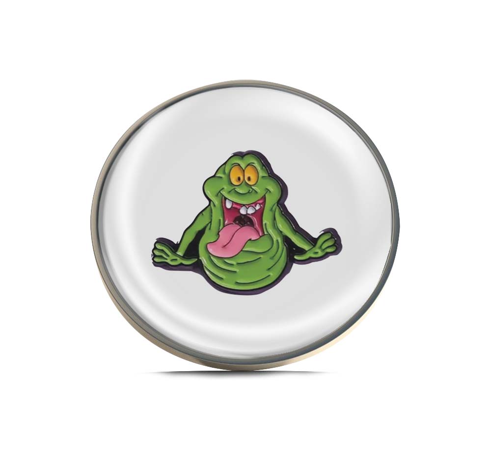 Green Cartoon Germ Open Mouth Limited Edition Lapel Pin Exclusive Metal Brooch Badge Accessories For Backpack, Clothes, Hats | Cute Gifts and Collectibles