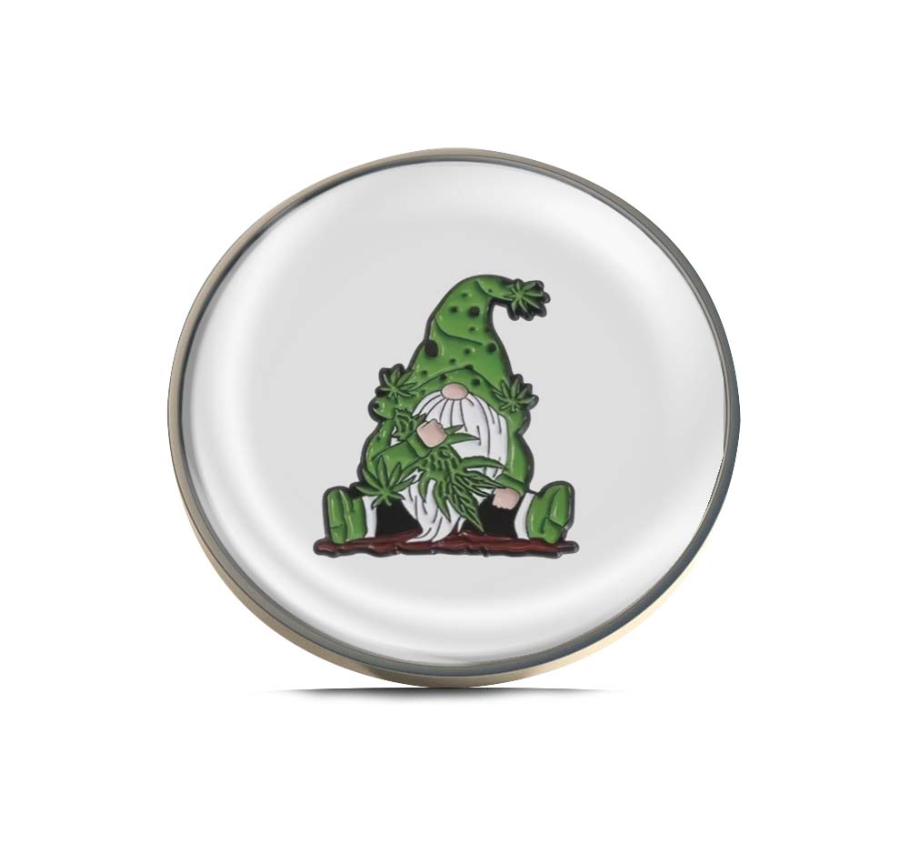 Christmas Gnome Weed Limited Edition Lapel Pin Exclusive Metal Brooch Badge Accessories For Backpack, Clothes, Hats | Cute Gifts and Collectibles