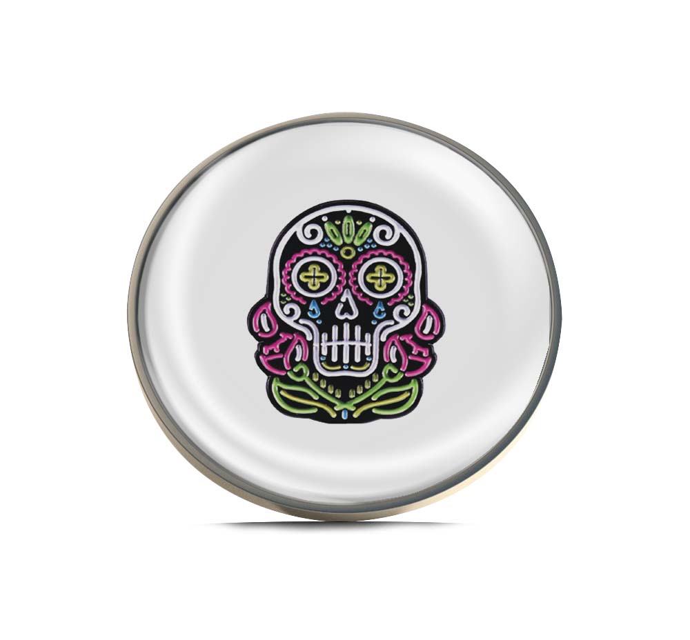 Sugar Skull Limited Edition Lapel Pin Exclusive Metal Brooch Badge Accessories For Backpack, Clothes, Hats | Cute Gifts and Collectibles