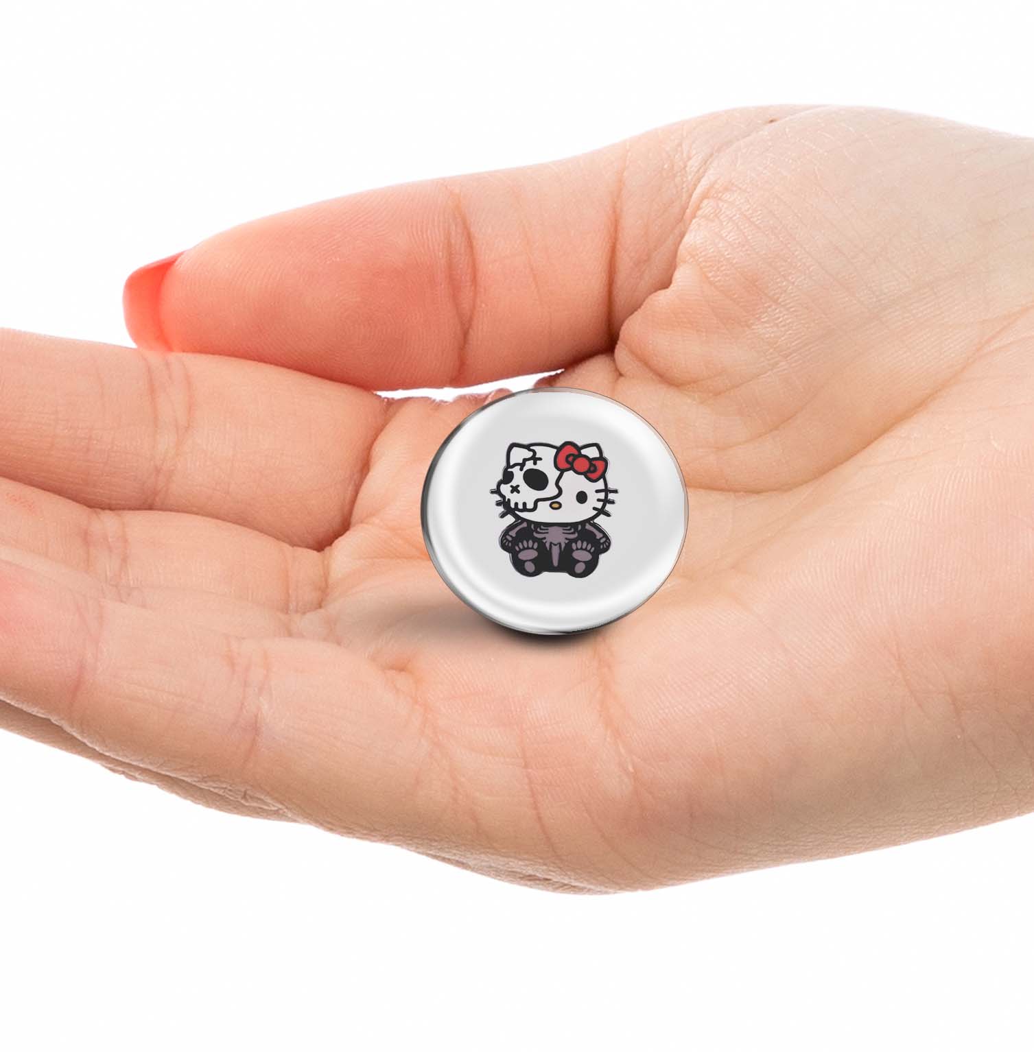Hello Kitty Skull Limited Edition Lapel Pin Exclusive Metal Brooch Badge Accessories For Backpack, Clothes, Hats | Cute Gifts and Collectibles