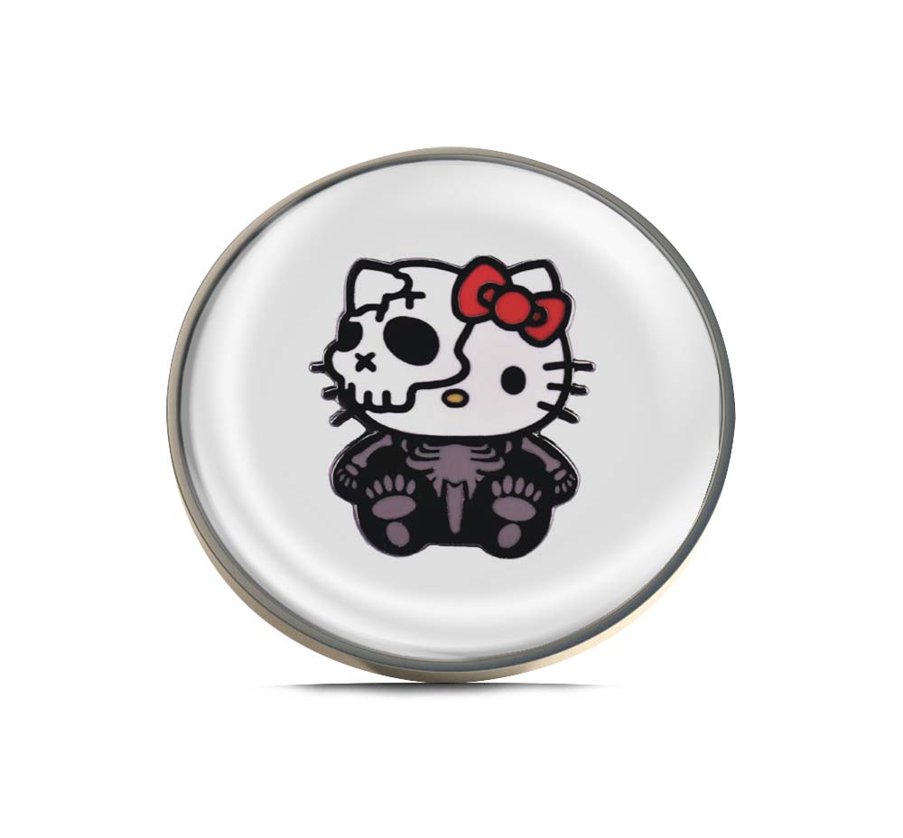 Hello Kitty Skull Limited Edition Lapel Pin Exclusive Metal Brooch Badge Accessories For Backpack, Clothes, Hats | Cute Gifts and Collectibles