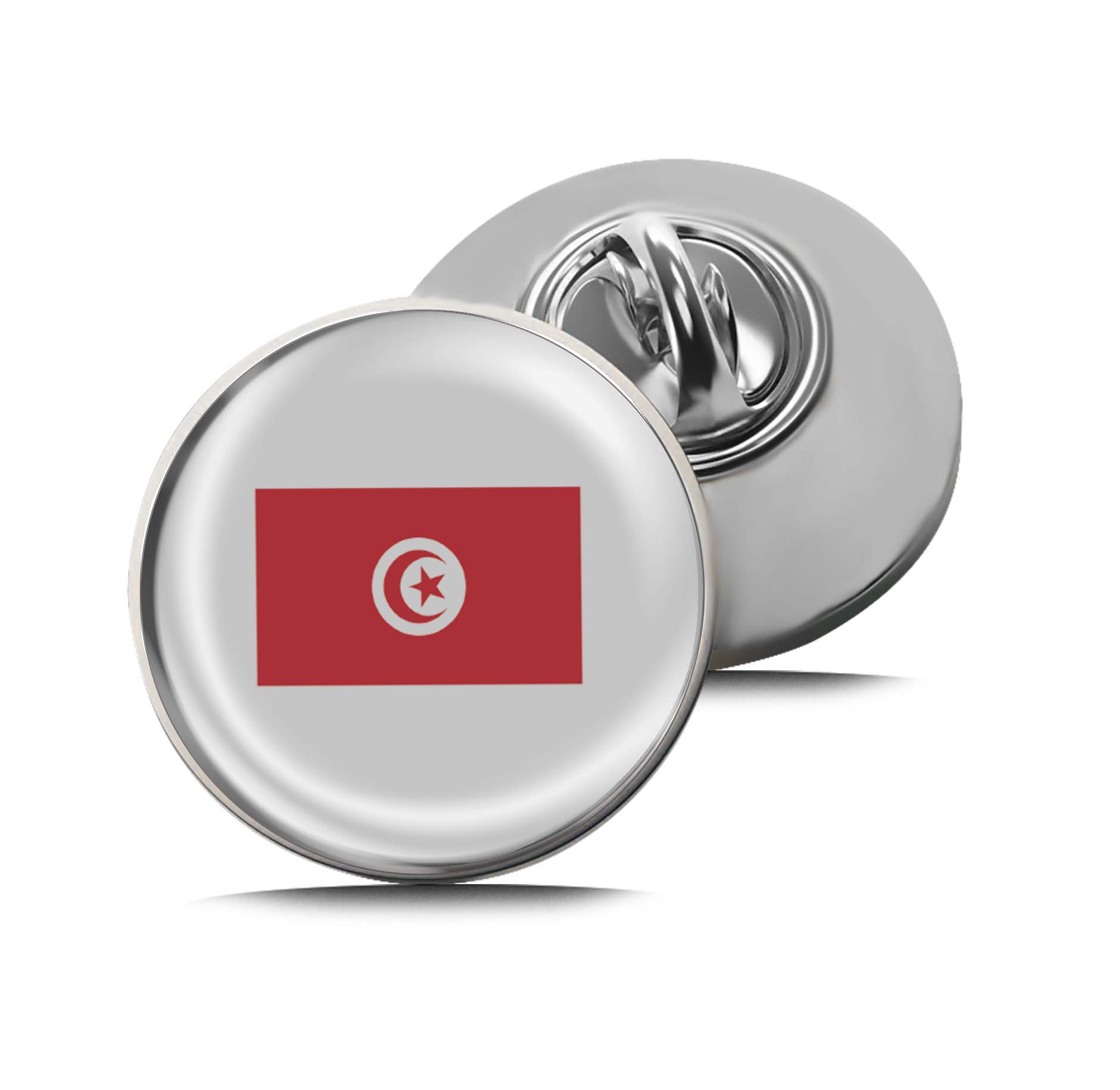 Flag of Tunisia Limited Edition Lapel Pin Exclusive Metal Brooch Badge Accessories For Backpack, Clothes, Hats | Cute Gifts and Collectibles