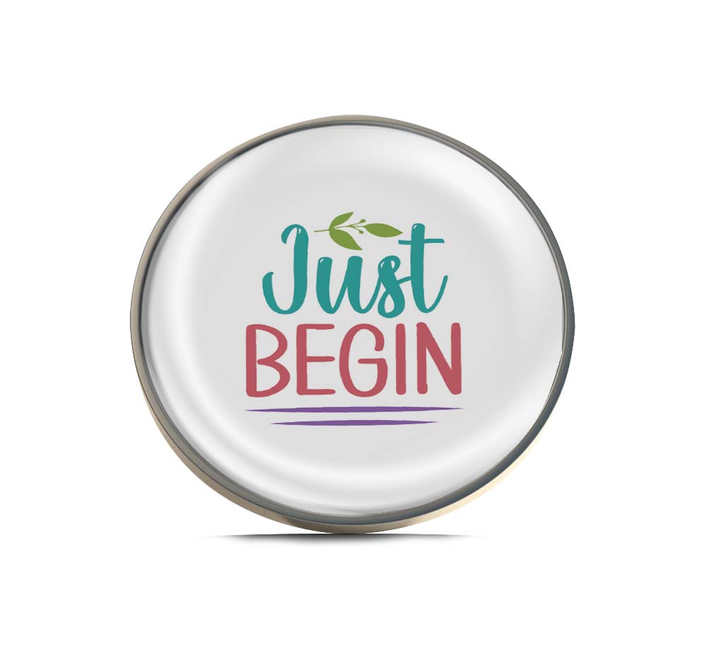 Just Begin Limited Edition Lapel Pin Exclusive Metal Brooch Badge Accessories For Backpack, Clothes, Hats | Cute Gifts and Collectibles