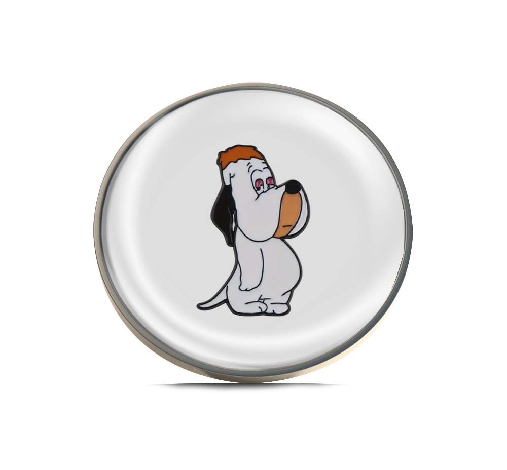 Droopy Dog Cartoon character Limited Edition Lapel Pin Exclusive Metal Brooch Badge Accessories For Backpack, Clothes, Hats | Cute Gifts and Collectibles