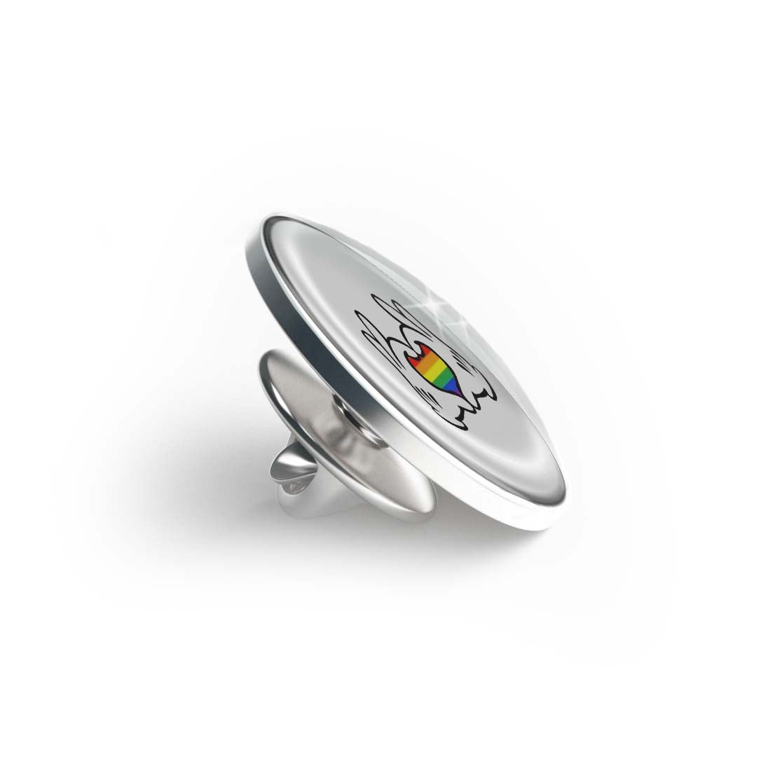 Mouse Rainbow Hands Limited Edition Lapel Pin Exclusive Metal Brooch Badge Accessories For Backpack, Clothes, Hats | Cute Gifts and Collectibles