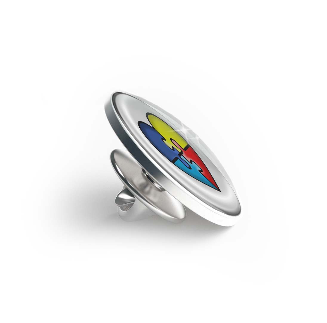 Autism Heart Limited Edition Lapel Pin Exclusive Metal Brooch Badge Accessories For Backpack, Clothes, Hats | Cute Gifts and Collectibles