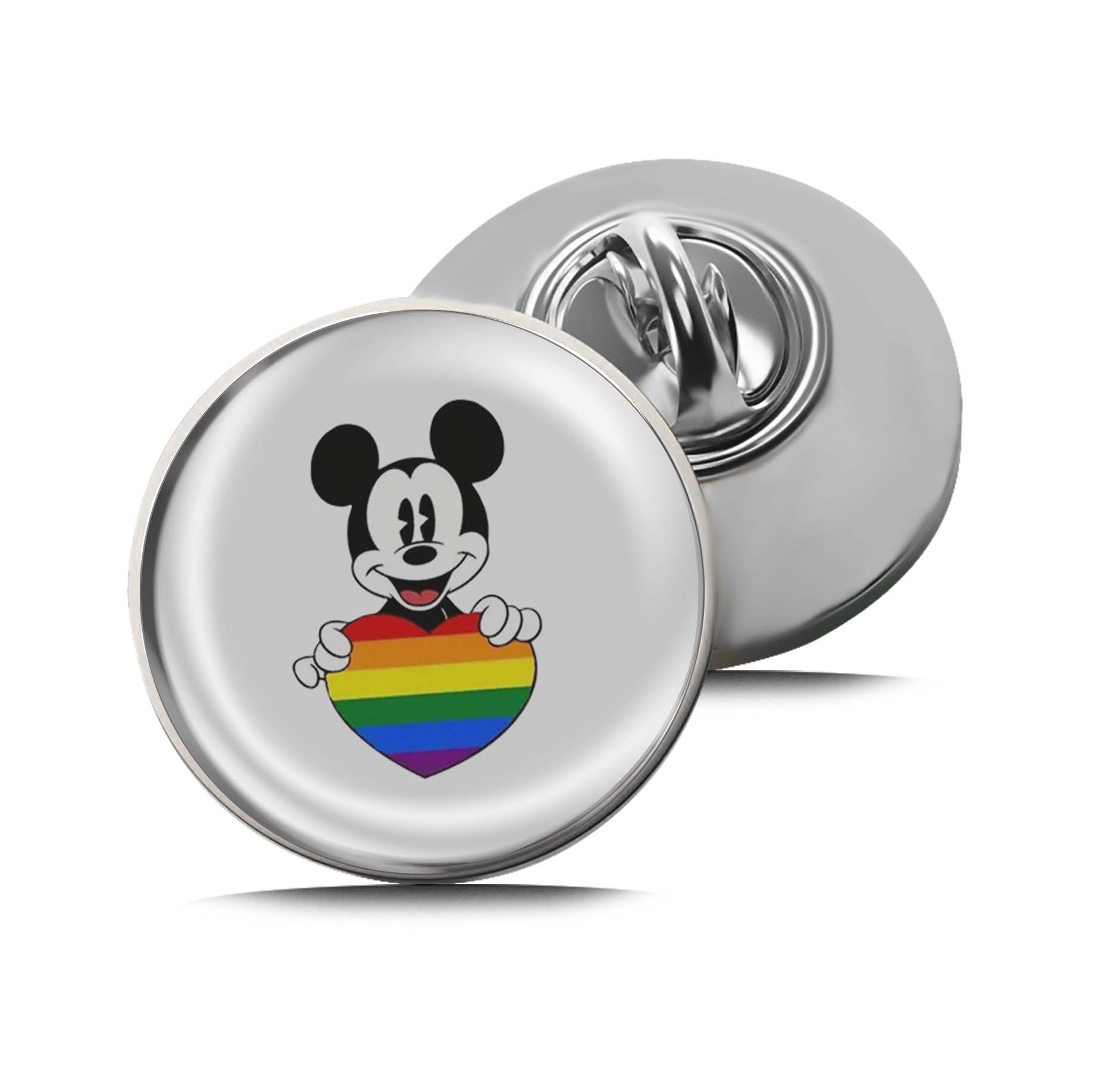 Mickey Mouse Love Limited Edition Lapel Pin Exclusive Metal Brooch Badge Accessories For Backpack, Clothes, Hats | Cute Gifts and Collectibles