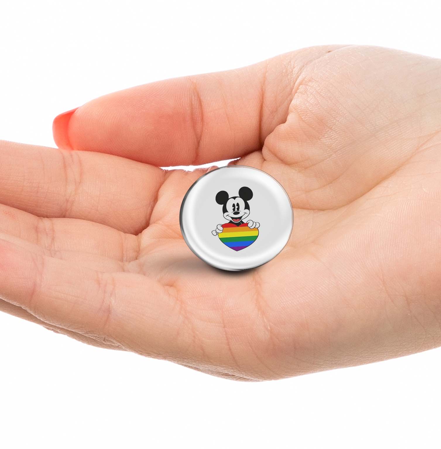 Mickey Mouse Love Limited Edition Lapel Pin Exclusive Metal Brooch Badge Accessories For Backpack, Clothes, Hats | Cute Gifts and Collectibles