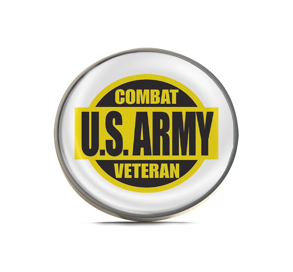 Combat Veteran U.S. Army Limited Edition Lapel Pin Exclusive Metal Brooch Badge Accessories For Backpack, Clothes, Hats | Cute Gifts and Collectibles