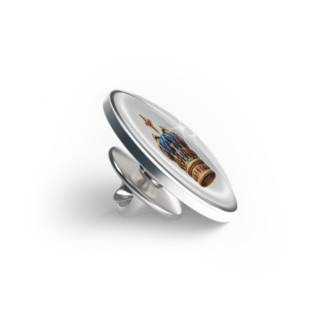 King Crown Limited Edition Lapel Pin Exclusive Metal Brooch Badge Accessories For Backpack, Clothes, Hats | Cute Gifts and Collectibles