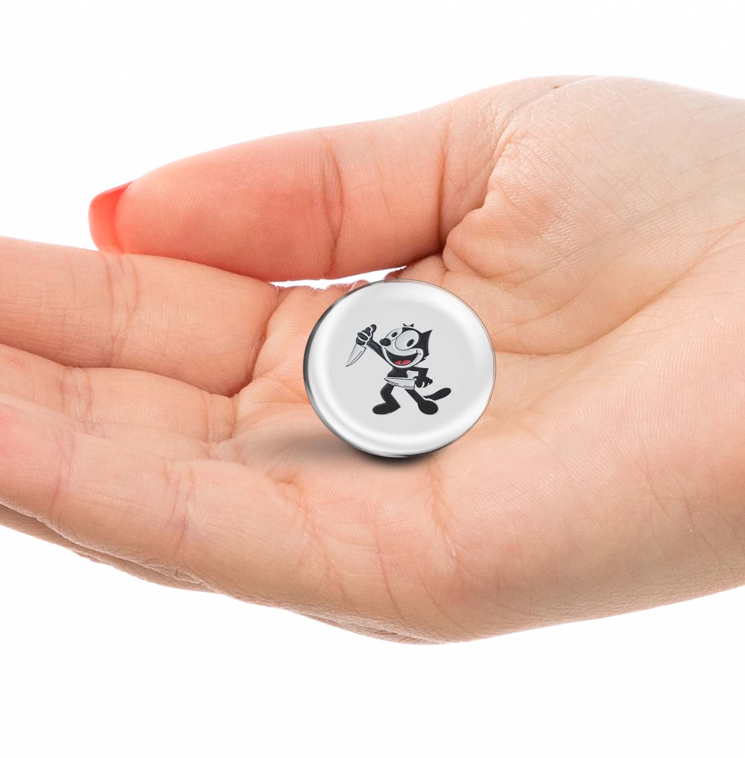 Felix Cartoon Cat Limited Edition Lapel Pin Exclusive Metal Brooch Badge Accessories For Backpack, Clothes, Hats | Cute Gifts and Collectibles