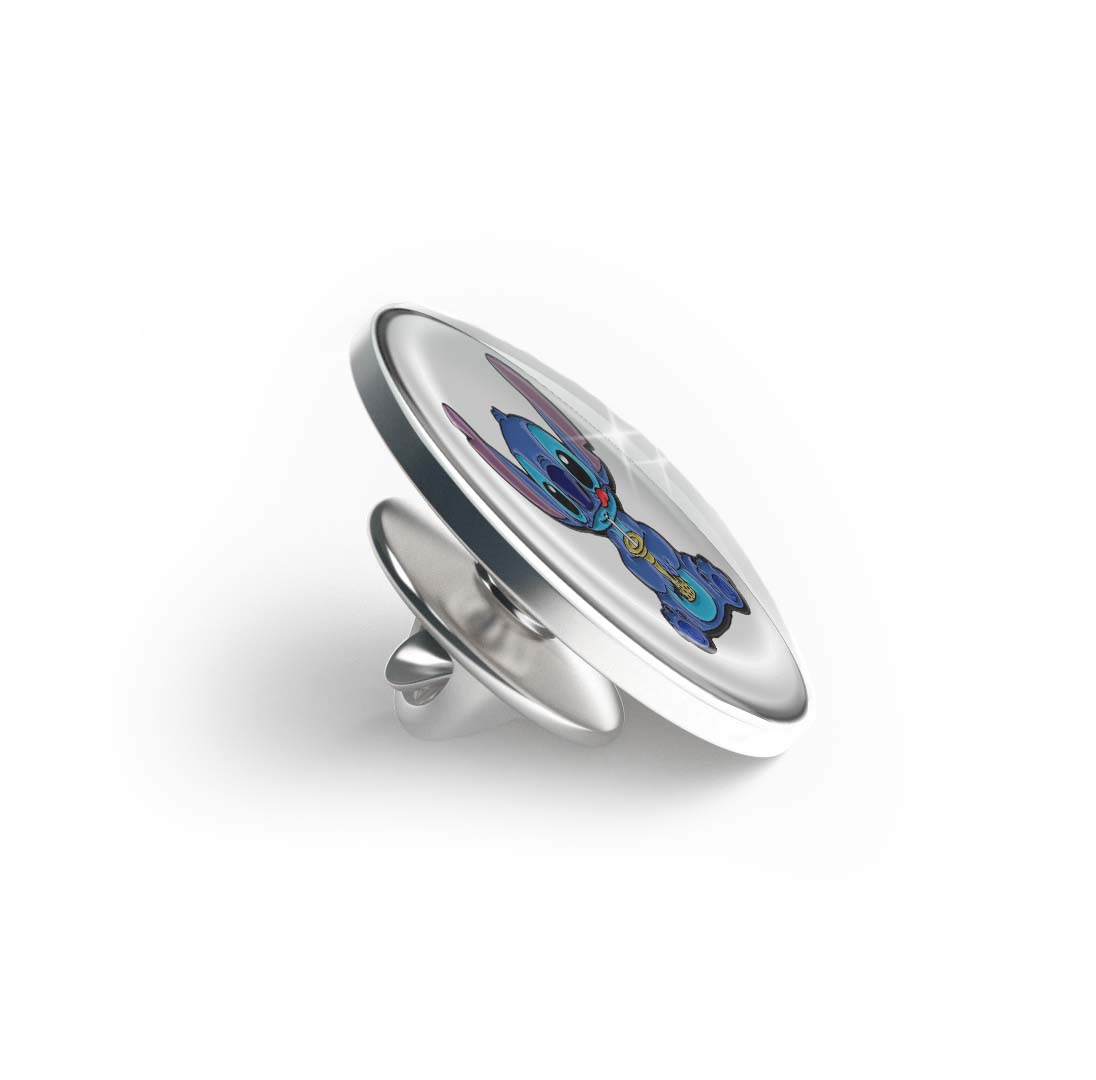 Stitch drinking boba Limited Edition Lapel Pin Exclusive Metal Brooch Badge Accessories For Backpack, Clothes, Hats | Cute Gifts and Collectibles