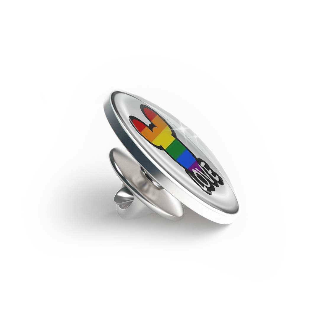 Mickey Love Limited Edition Lapel Pin Exclusive Metal Brooch Badge Accessories For Backpack, Clothes, Hats | Cute Gifts and Collectibles