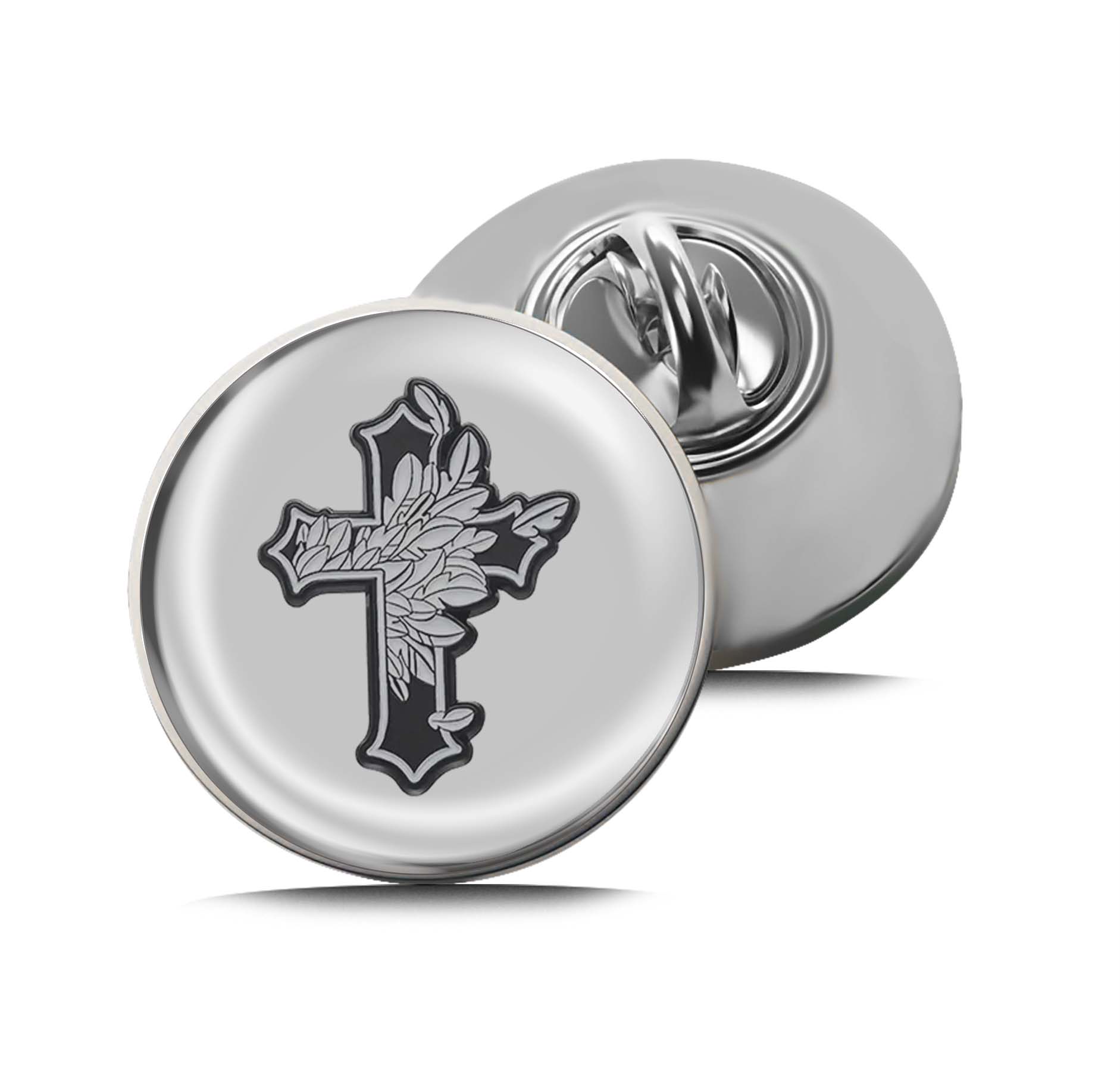 Angel Cross Limited Edition Lapel Pin Exclusive Metal Brooch Badge Accessories For Backpack, Clothes, Hats | Cute Gifts and Collectibles