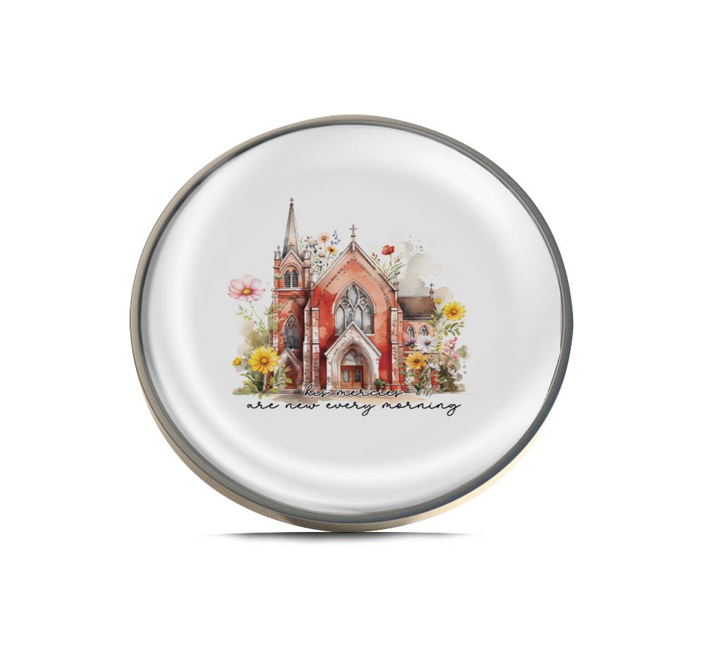 Watercolor Church Limited Edition Lapel Pin Exclusive Metal Brooch Badge Accessories For Backpack, Clothes, Hats | Cute Gifts and Collectibles